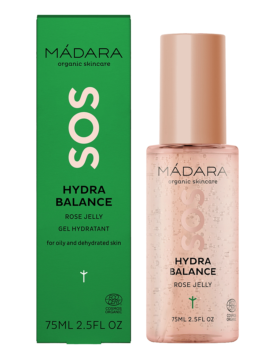 MÁDARA - SOS HYDRA Balance Rose Jelly - dagkräm - clear - 2