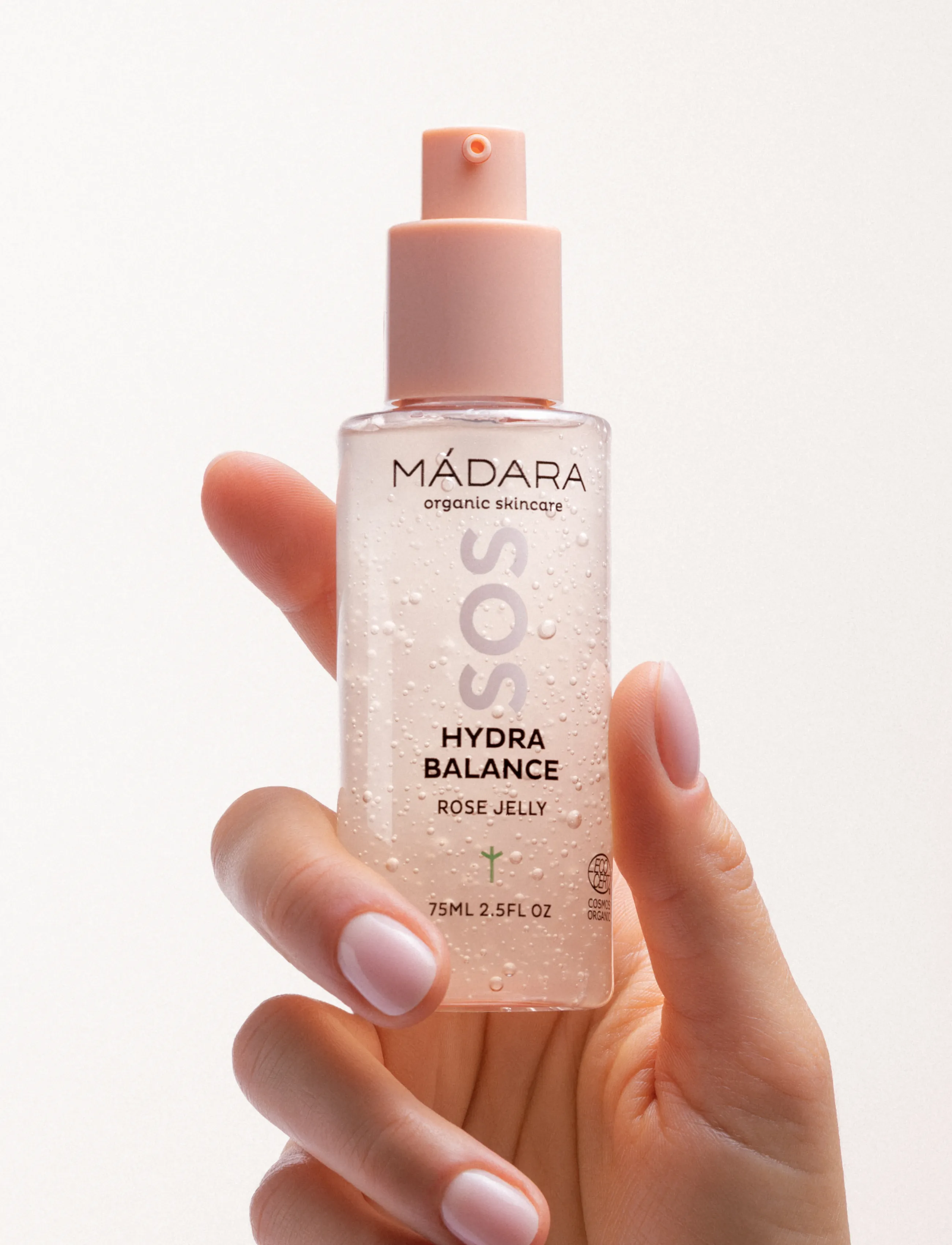 MÁDARA - SOS HYDRA Balance Rose Jelly - dagkräm - clear - 3