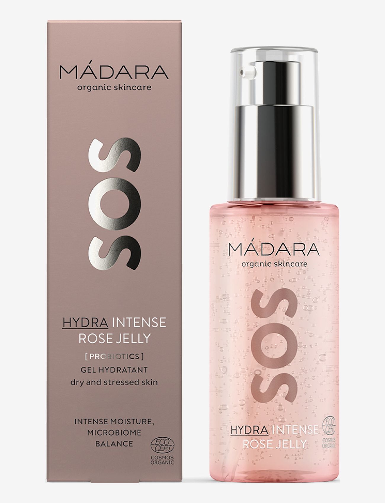 MÁDARA - SOS Hydra Intense Rose Jelly - dienas krēmi - clear - 2