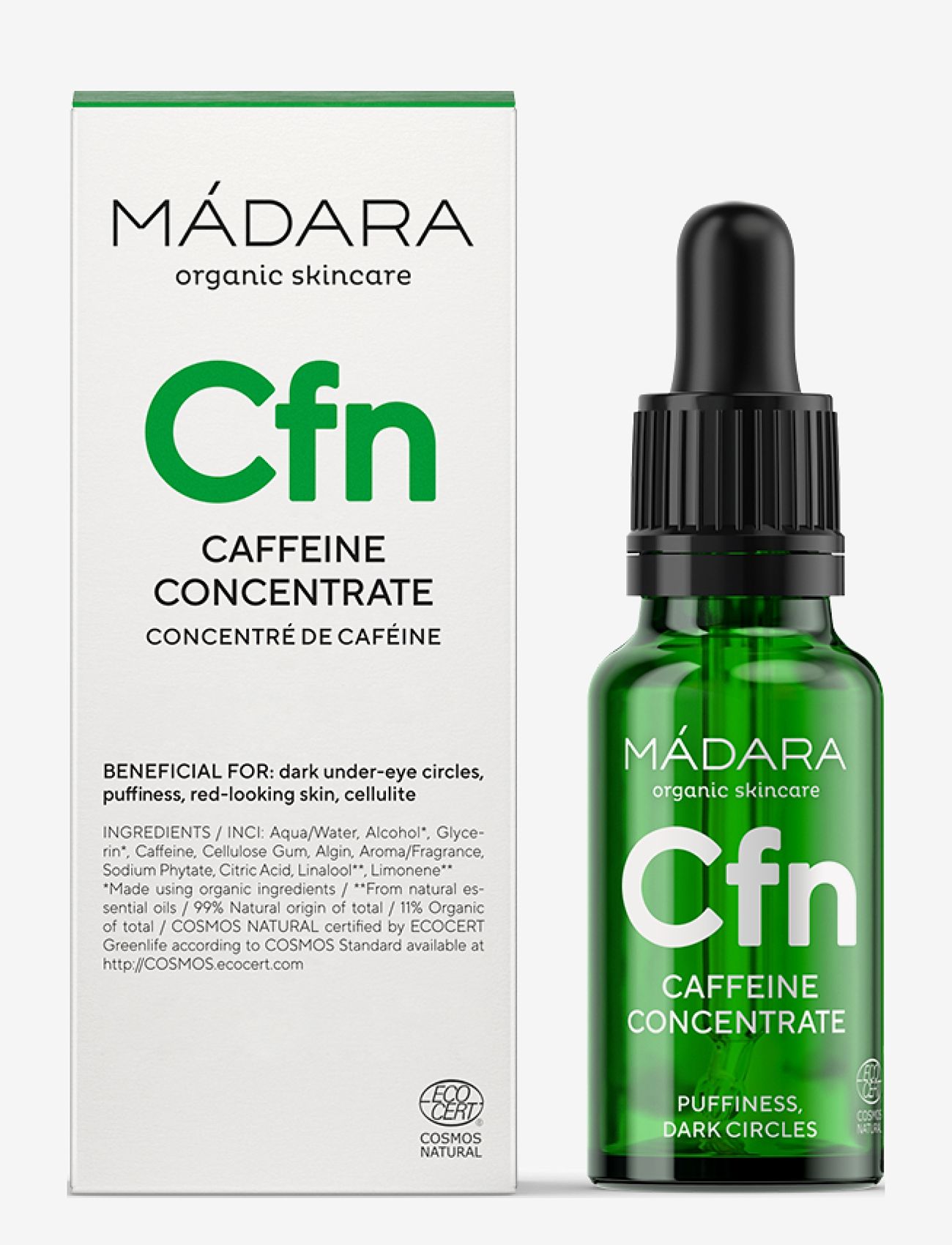 MÁDARA - Caffeine Concentrate - ansigspleje - clear - 2