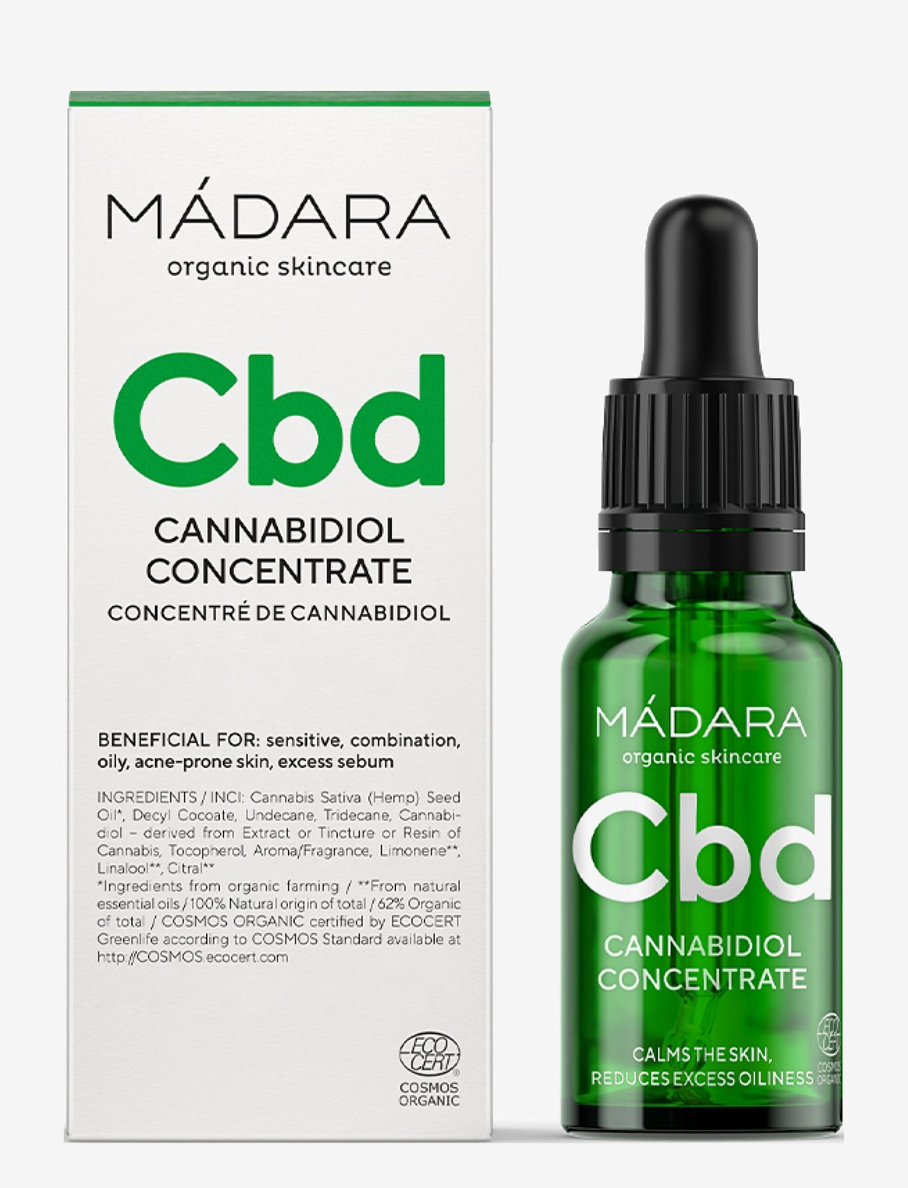 MÁDARA - Cannabidiol Concentrate - serum - clear - 2