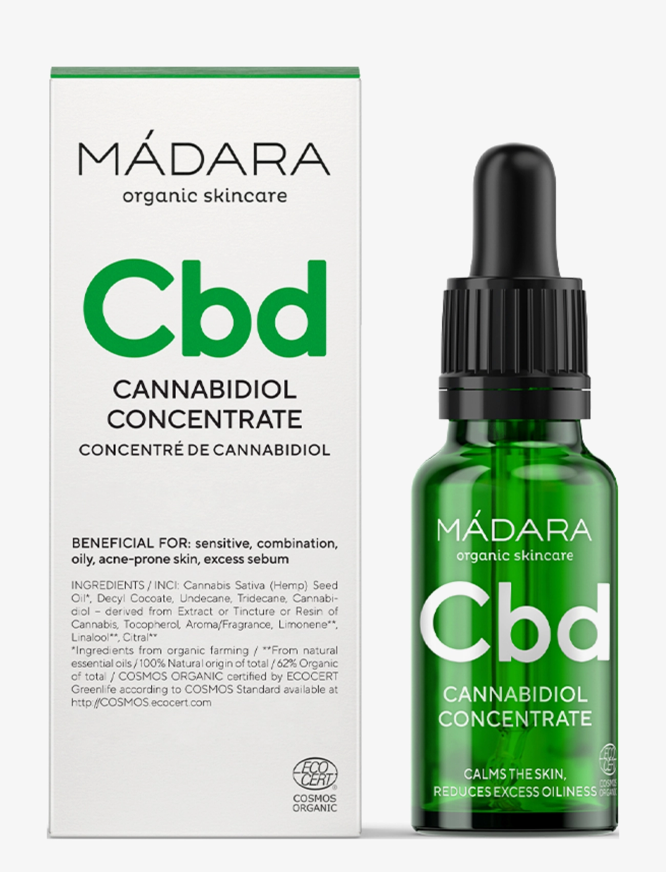 MÁDARA - Cannabidiol Concentrate - serum - clear - 2