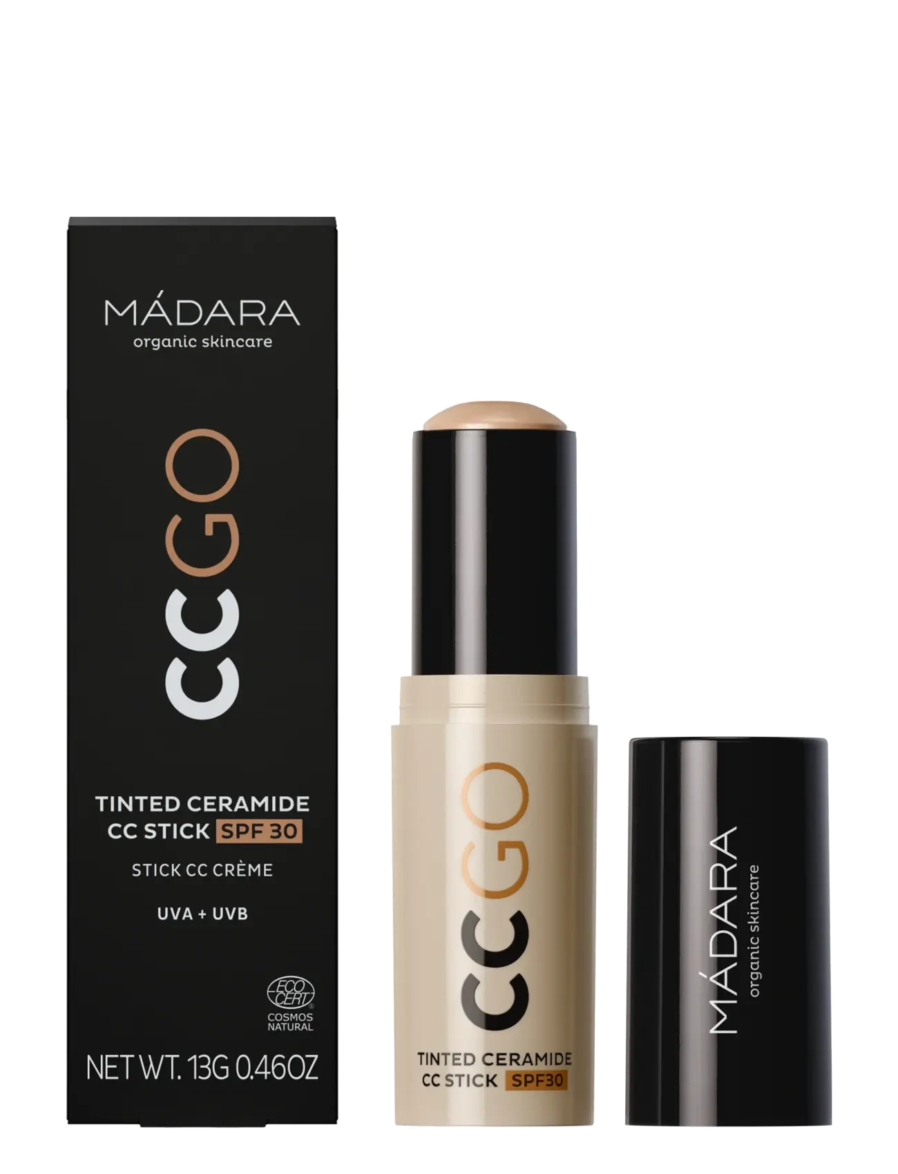 MÁDARA - CC GO Tinted Ceramide CC Stick SPF30 - meikit - #40 sand - 2