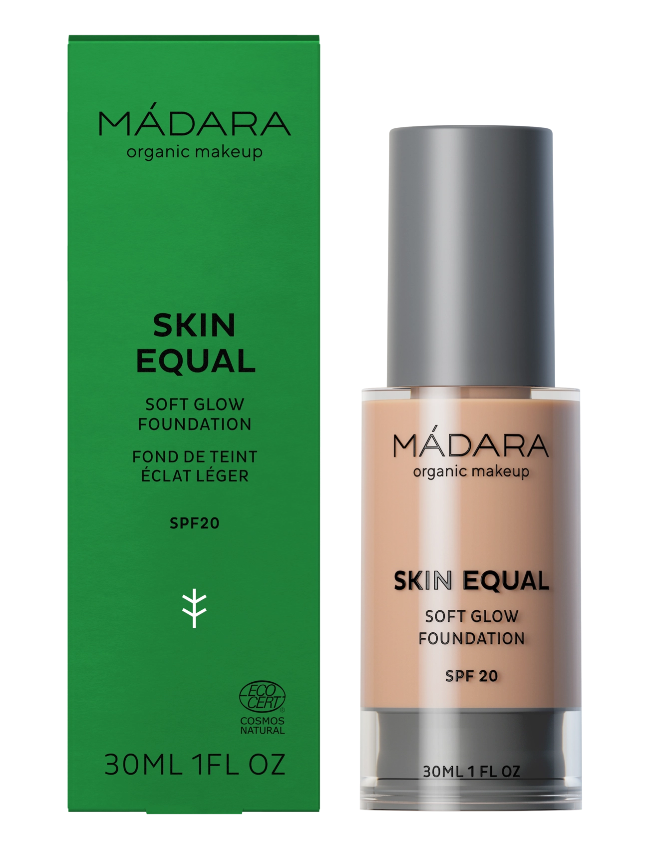 MÁDARA - SKIN EQUAL FOUNDATION - makeup - #30 rose ivory - 2