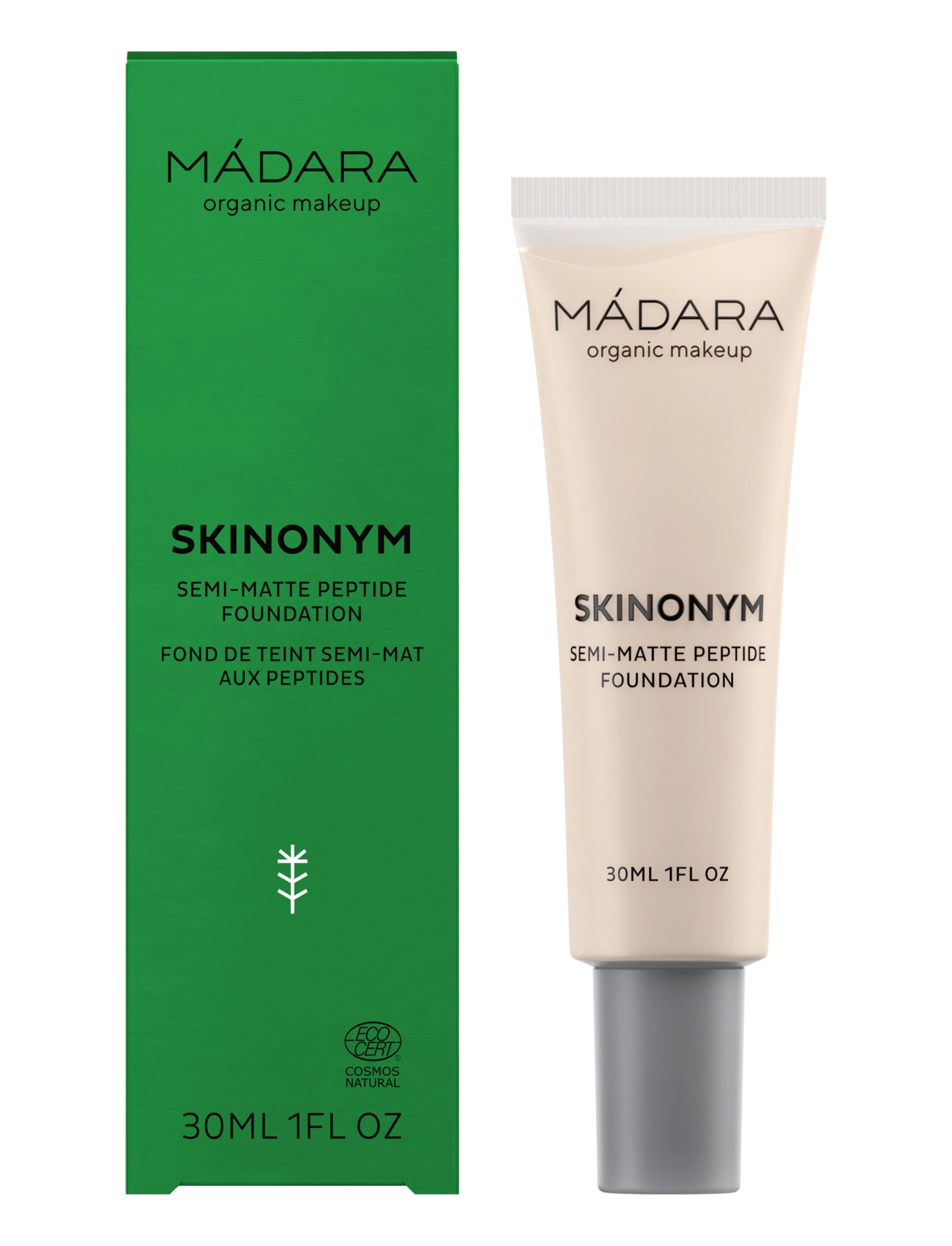 MÁDARA Skinonym Semi-Matte Peptide Foundation dam – bild 3