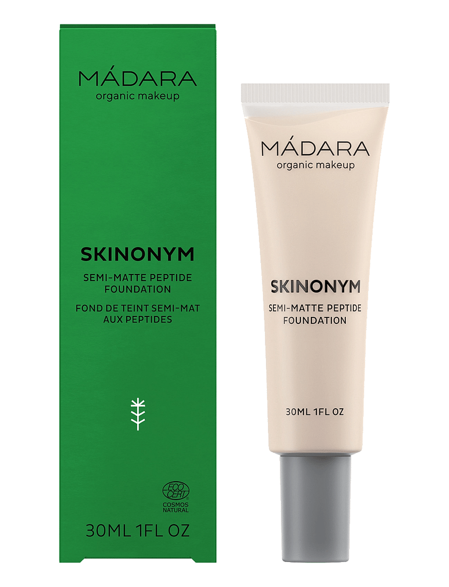 MÁDARA - SKINONYM Semi-Matte Peptide Foundation - smink - #10 porcelain - 2