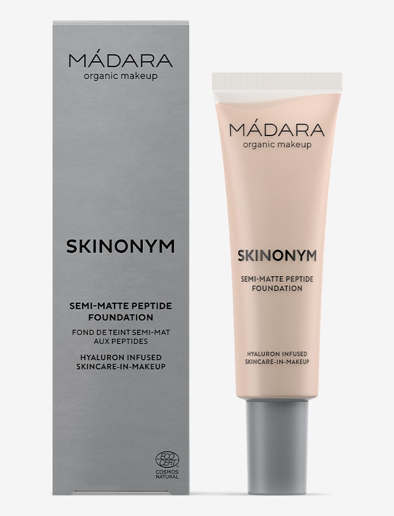 MÁDARA - SKINONYM Semi-Matte Peptide Foundation - makeup - #20 ivory - 2