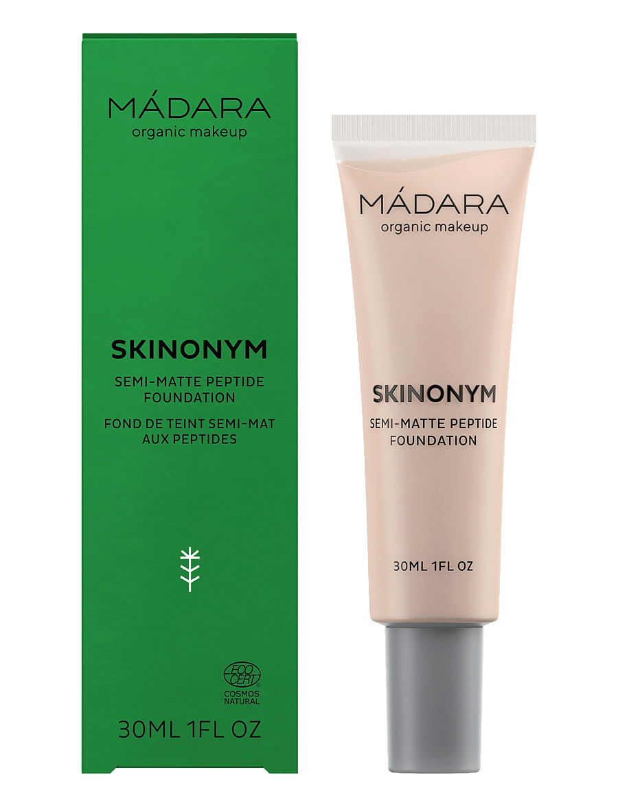 MÁDARA - SKINONYM Semi-Matte Peptide Foundation - makeup - #20 ivory - 2