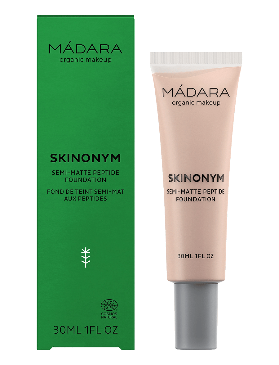 MÁDARA - SKINONYM Semi-Matte Peptide Foundation - makeup - #30 rose ivory - 2