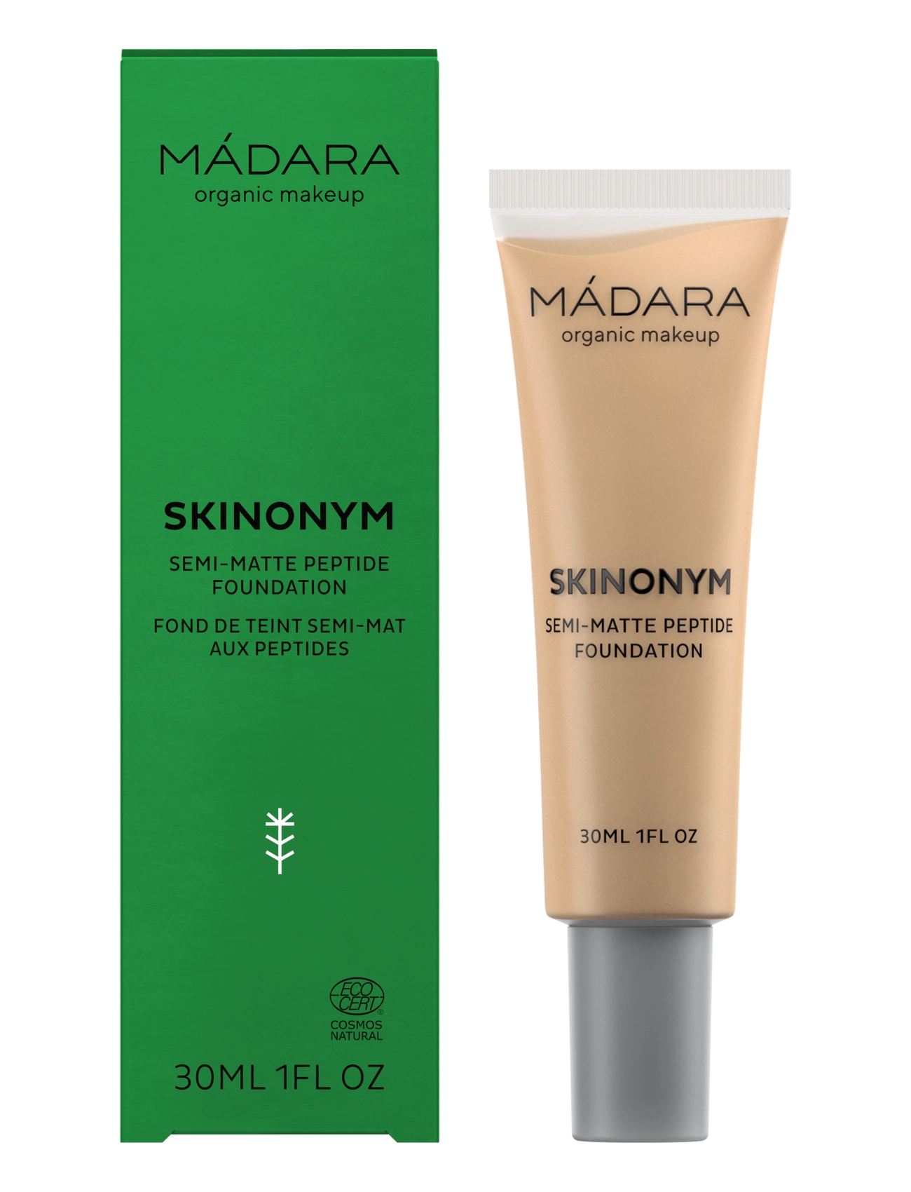 MÁDARA Skinonym Semi-Matte Peptide Foundation dam – bild 3