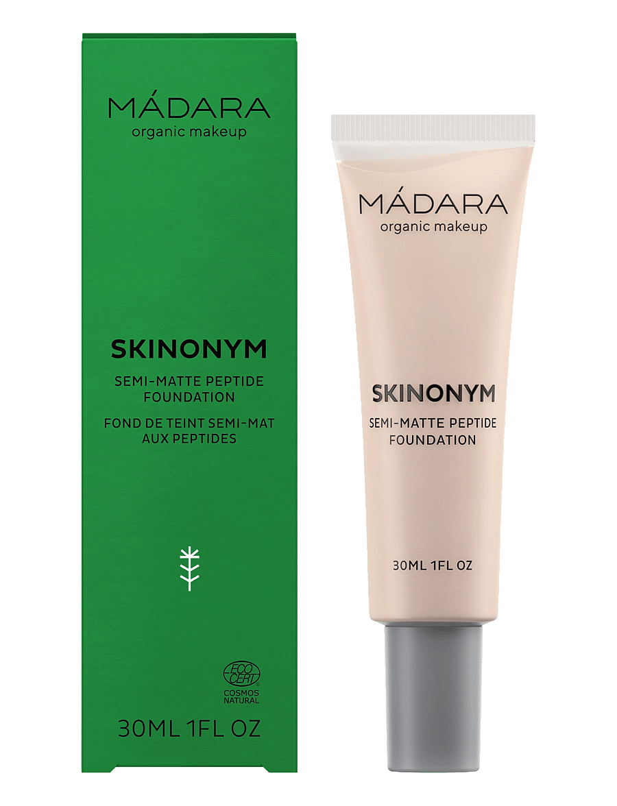 MÁDARA - SKINONYM Semi-Matte Peptide Foundation - makeup - #25 linen - 2