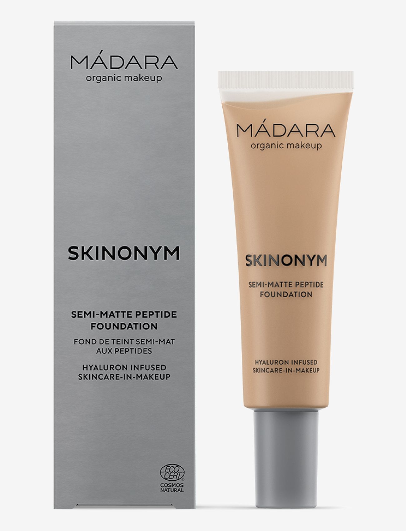 MÁDARA - SKINONYM Semi-Matte Peptide Foundation - makeup - #55 clay - 2