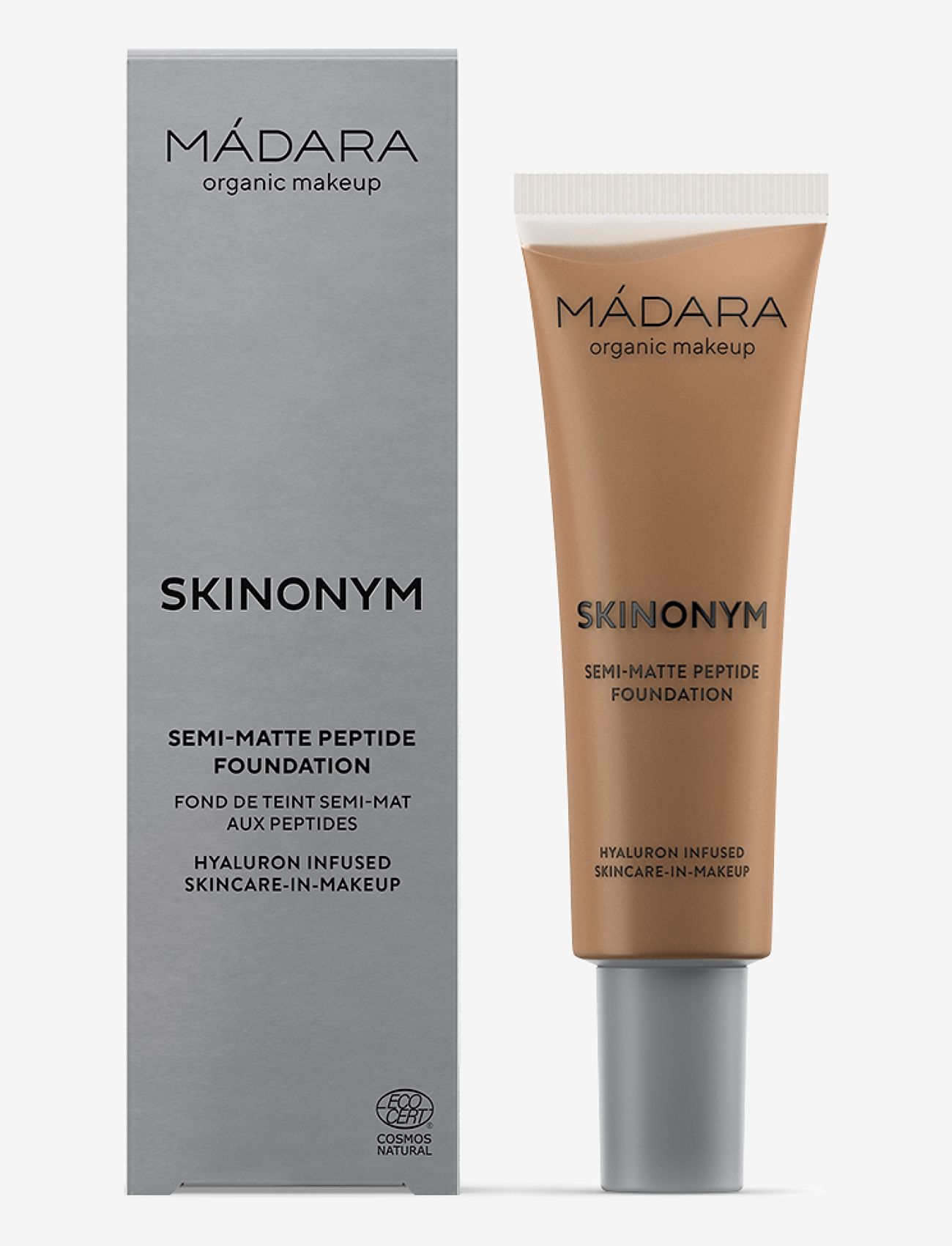 MÁDARA - SKINONYM Semi-Matte Peptide Foundation - meikit - #75 auburn - 2