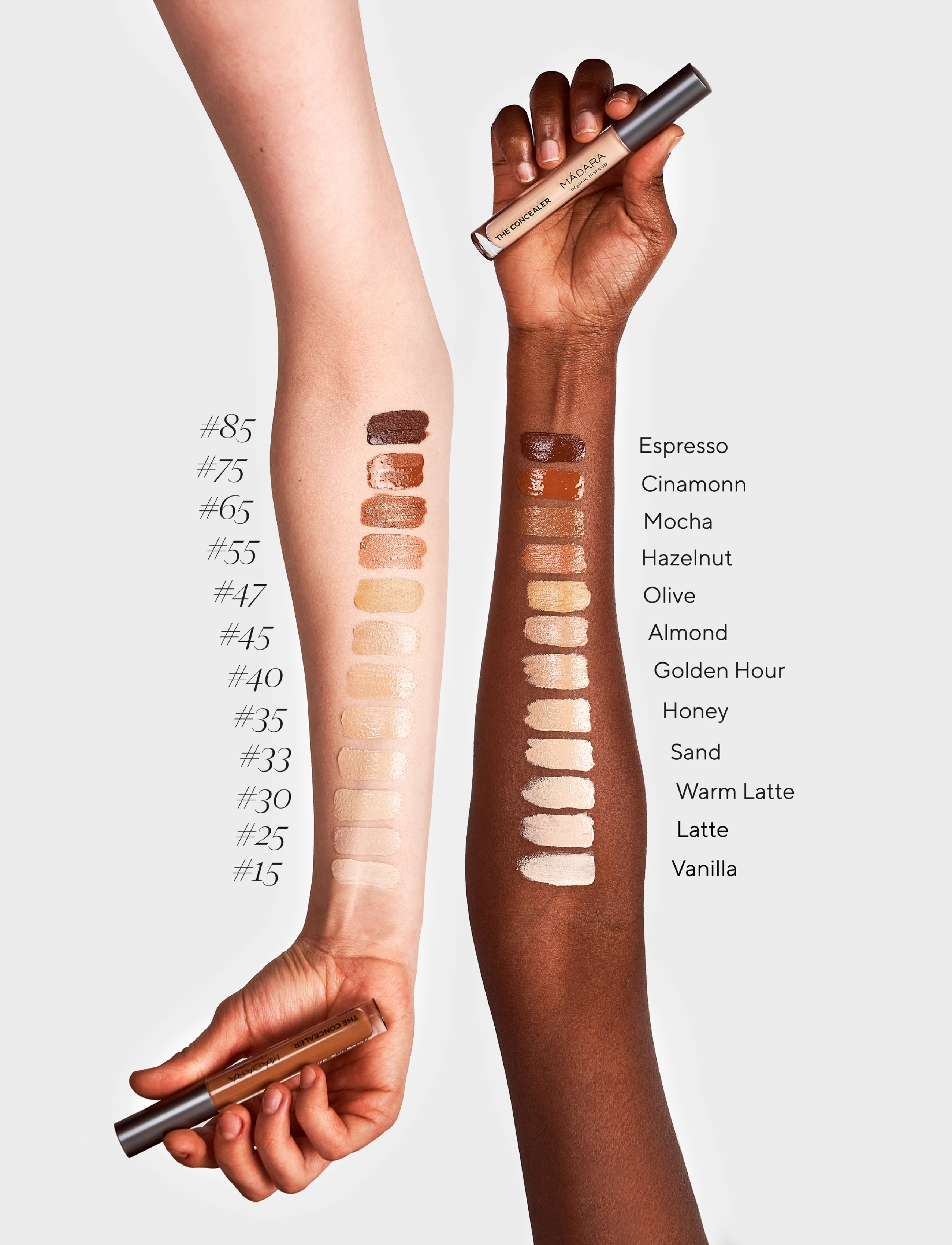 MÁDARA - THE CONCEALER - makeup - #15 vanilla - 5