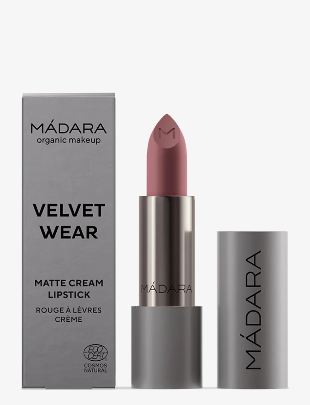 MÁDARA - VELVET WEAR Matte Cream Lipstick - redo för date night - #31 cool nude - 2