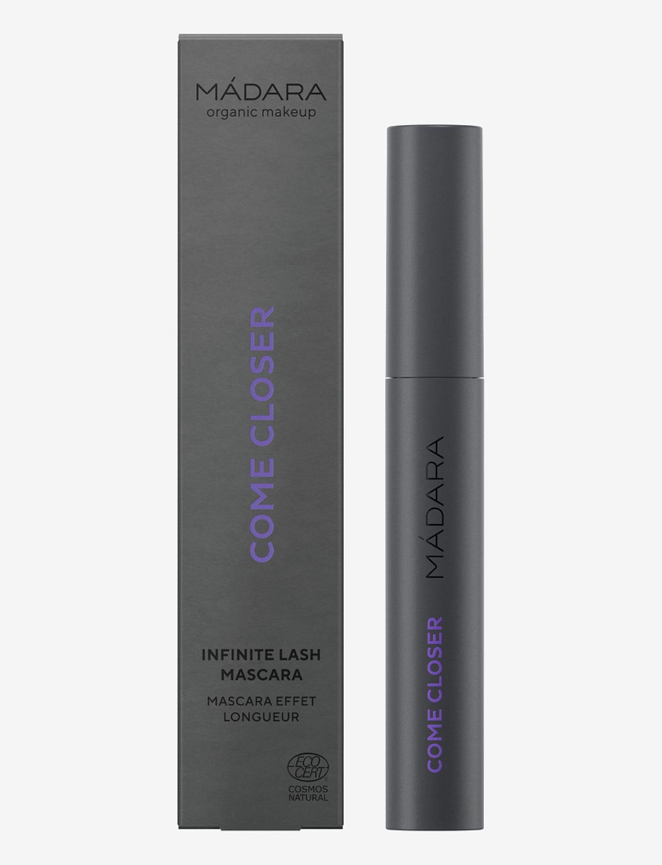 MÁDARA - COME CLOSER Infinite Lash Mascara - valmiina treffi-iltaan - clear - 2