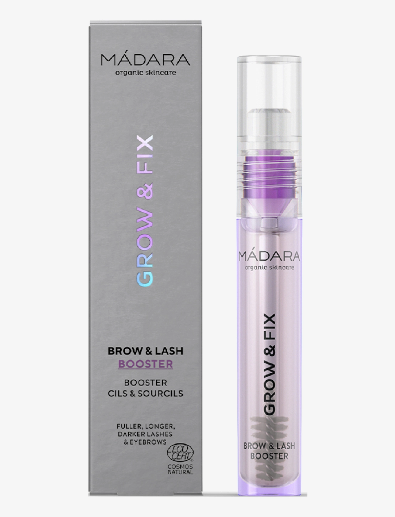 MÁDARA - GROW & FIX Brow & Lash Booster - Ögonfransserum - clear - 2