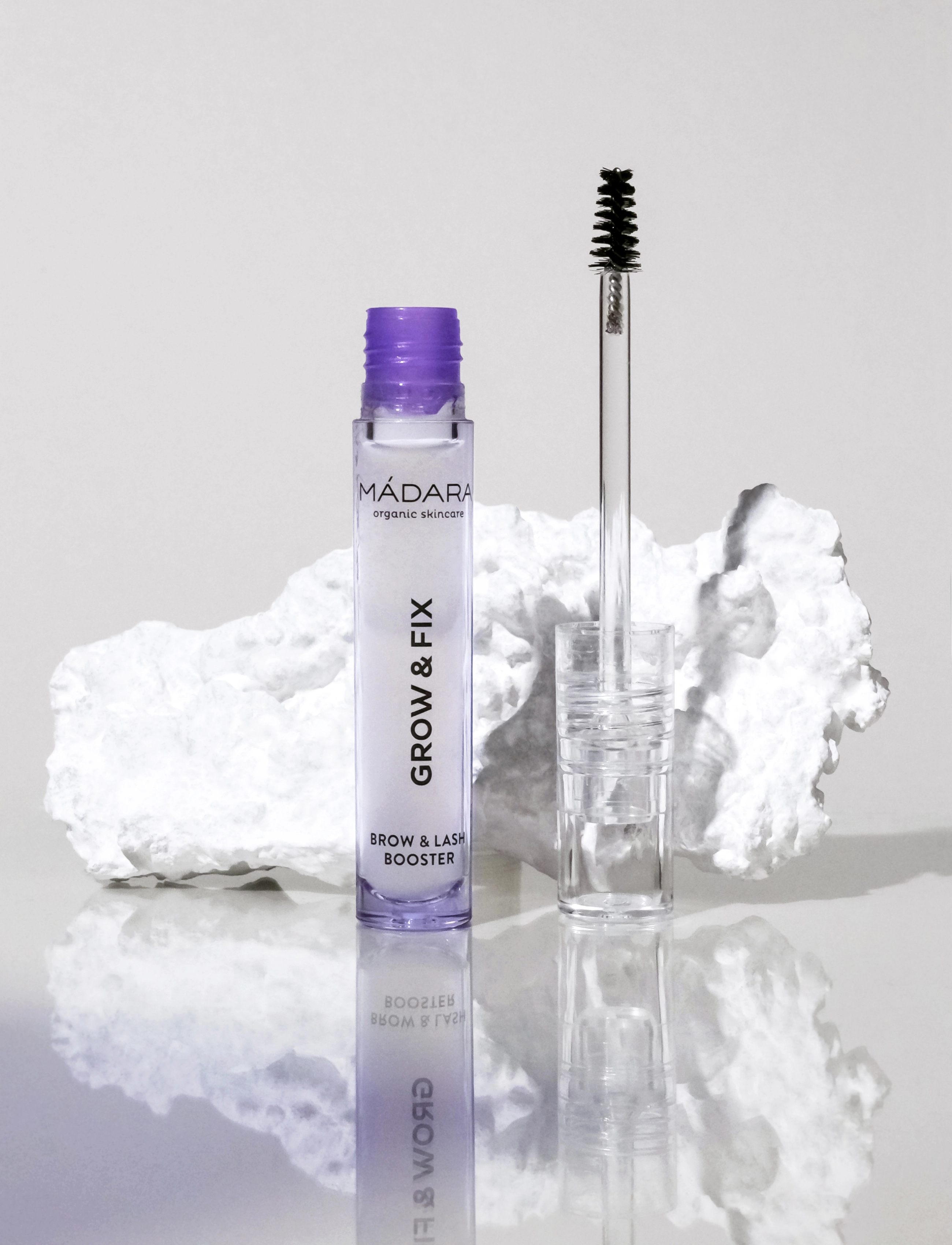 MÁDARA - GROW & FIX Brow & Lash Booster - Ögonfransserum - clear - 3