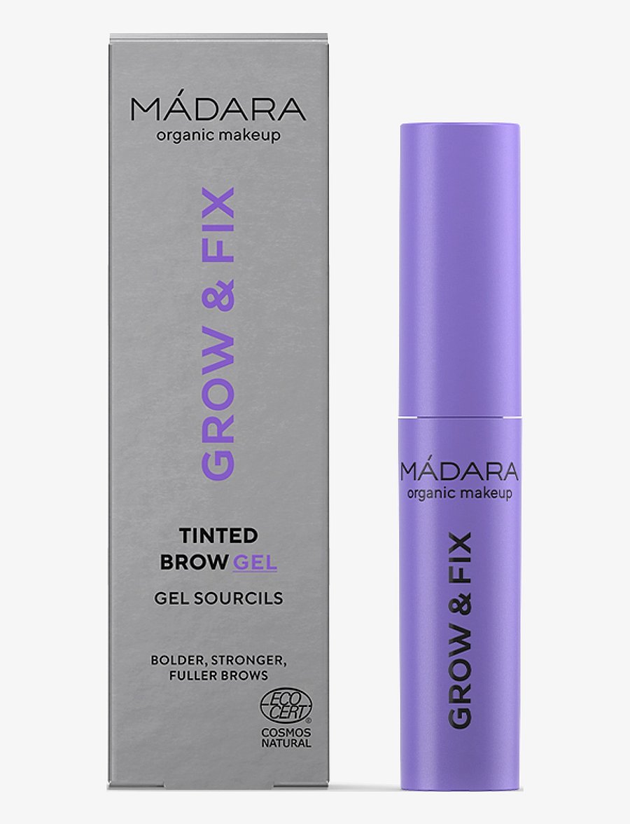 MÁDARA - GROW & FIX Tinted Brow Gel - silmad ja kulmud - #3 medium brown - 2