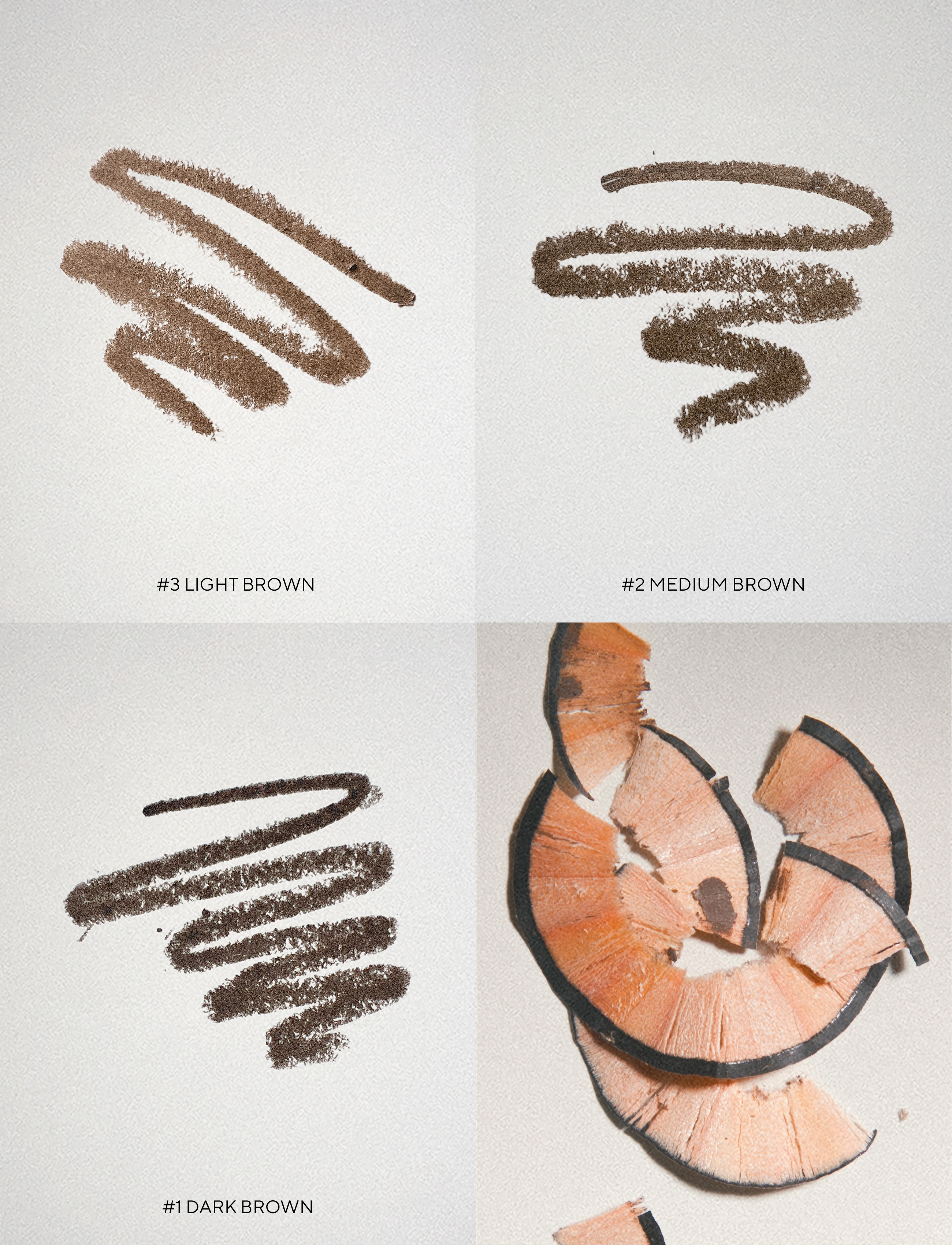 MÁDARA - The Brow Pencil - #1 dark brown - 4
