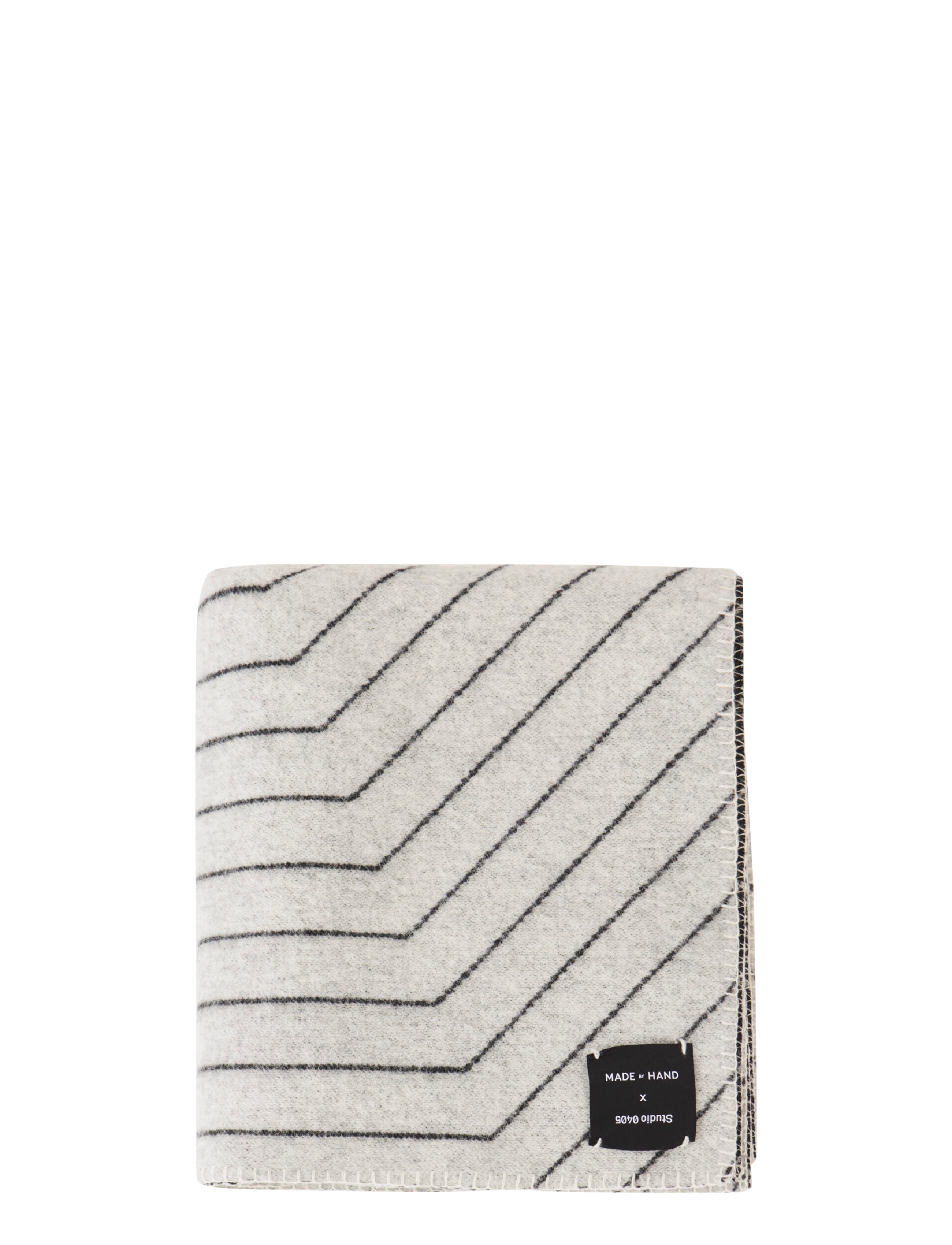 Made by Hand - Pinstripe Throw - black - 0