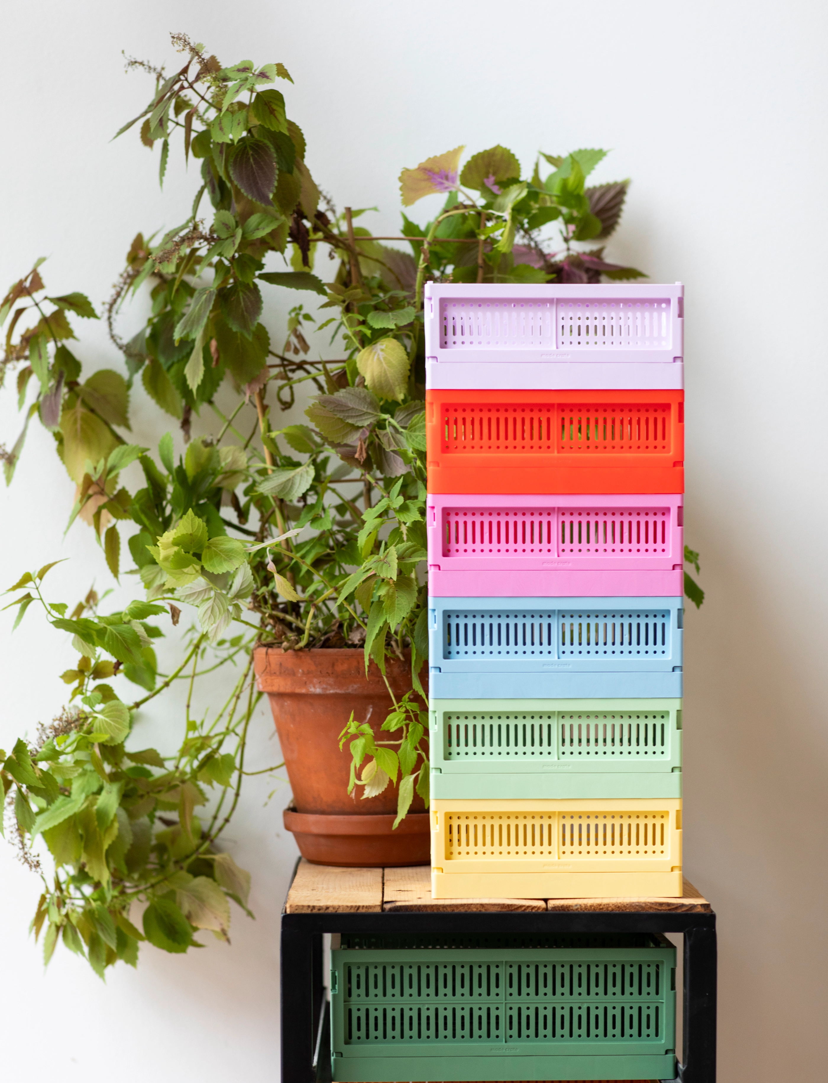 Made Crate Made Crate Mini, 24X16.5X9.5 cm, Pink, Opbevaring > Opbevaringskurve, Unisex
