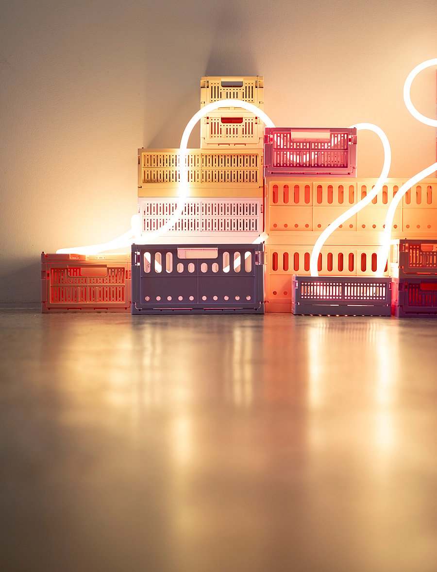 Made Crate - made crate mini - aufbewahrungskörbe - candyfloss pink - 4