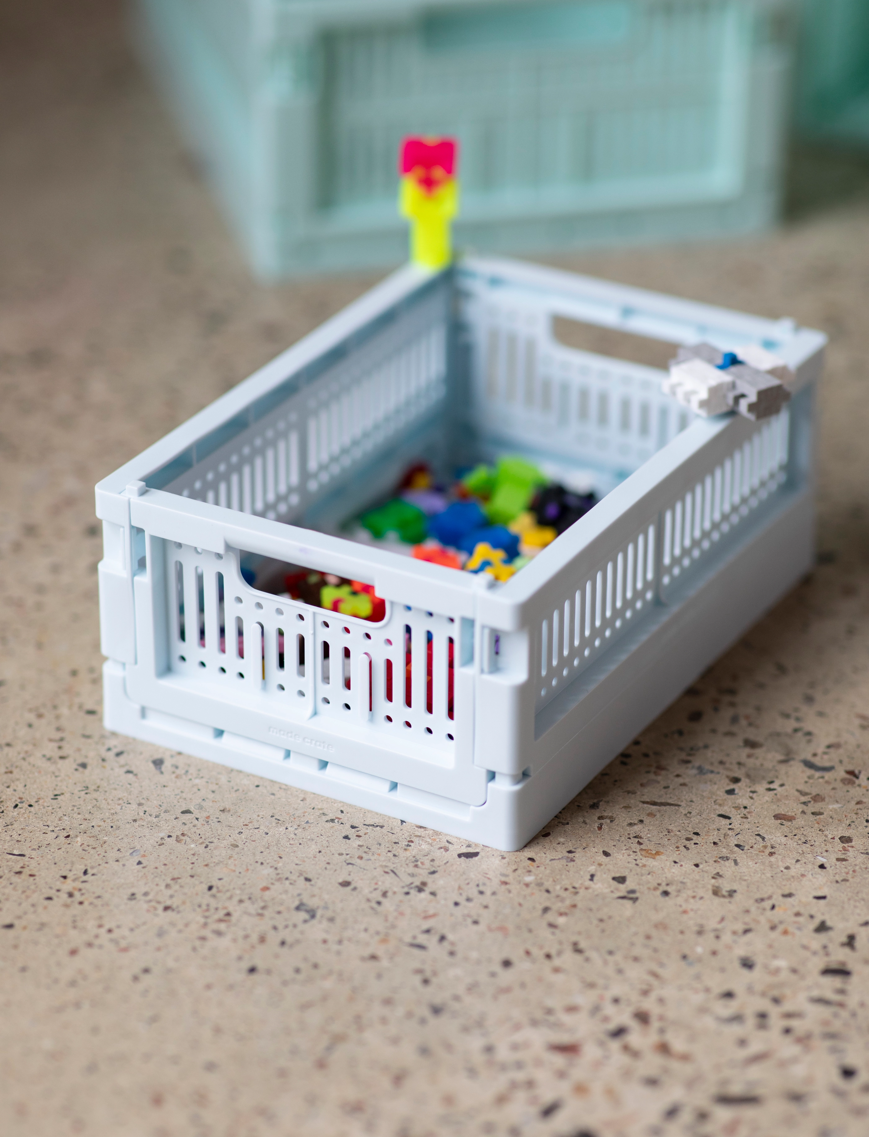 Made Crate Made Crate Mini, 24X16.5X9.5 cm, Blue, Opbevaring > Opbevaringskurve, Unisex