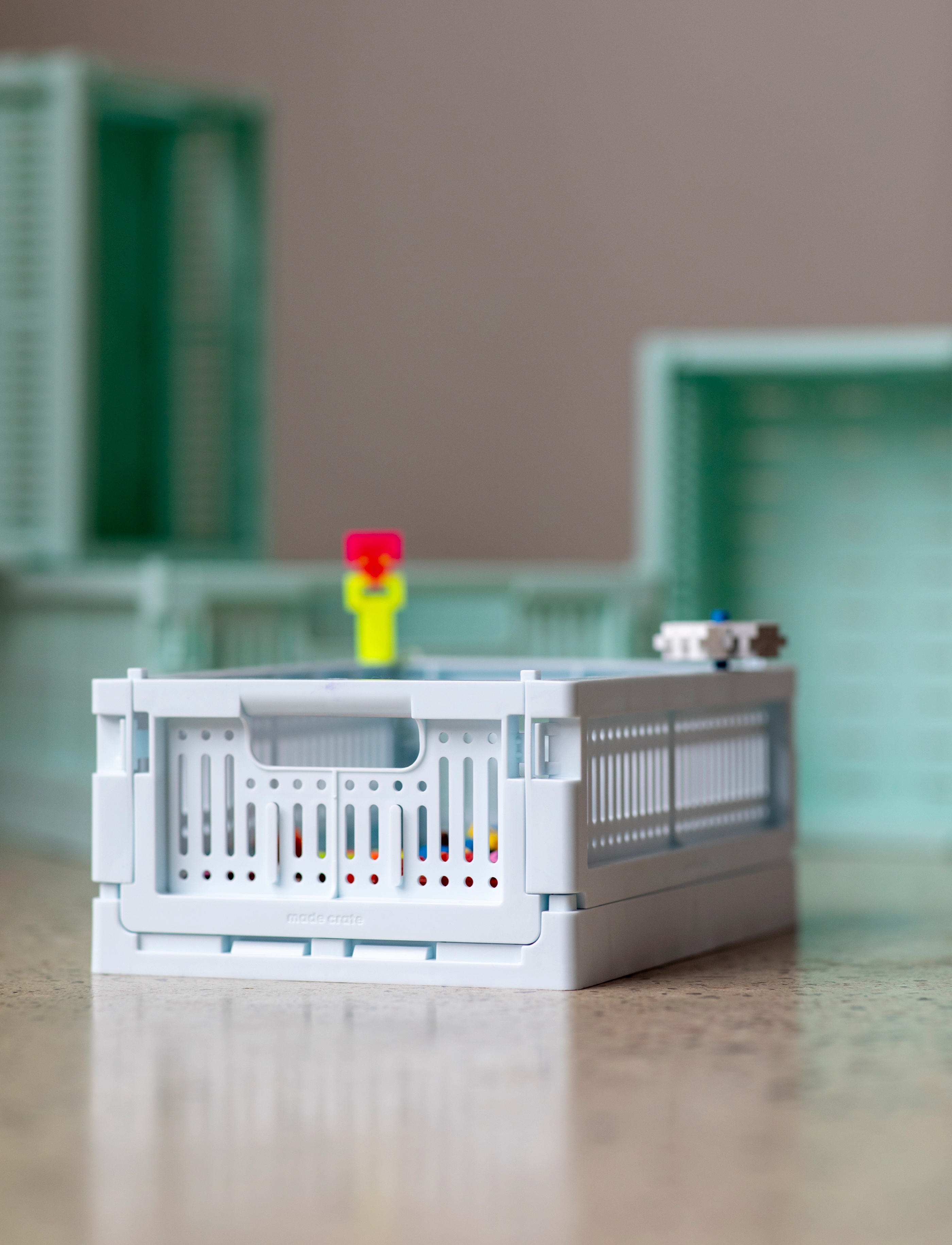 Made Crate - made crate mini - laveste priser - ice cube blue - 2
