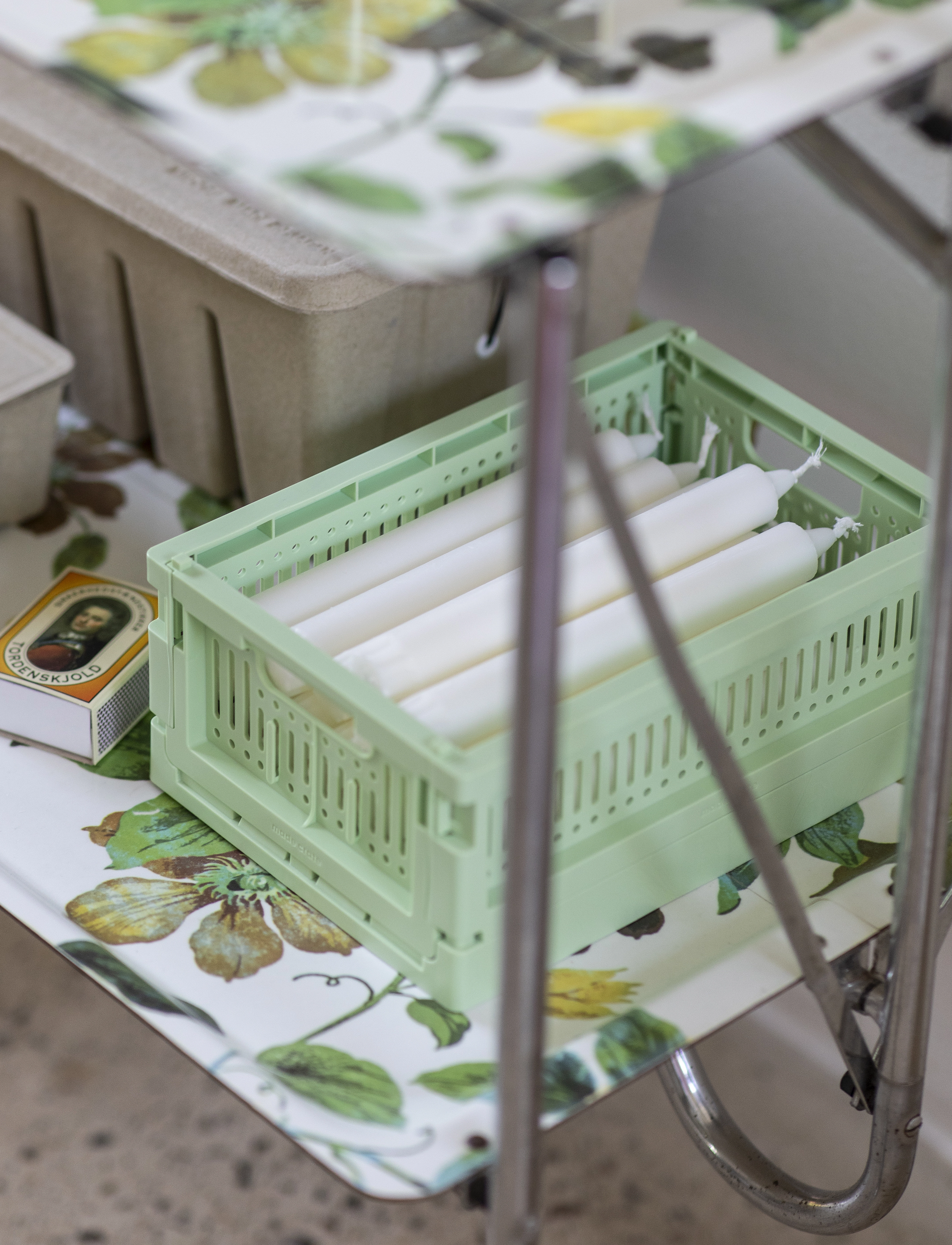 Made Crate Made Crate Mini, 24X16.5X9.5 cm, Green, Opbevaring > Opbevaringskurve, Unisex