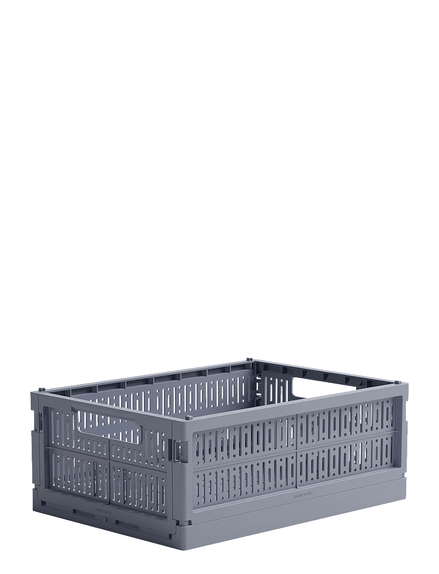 Made Crate - made crate midi - aufbewahrungskörbe - blue grey - 1
