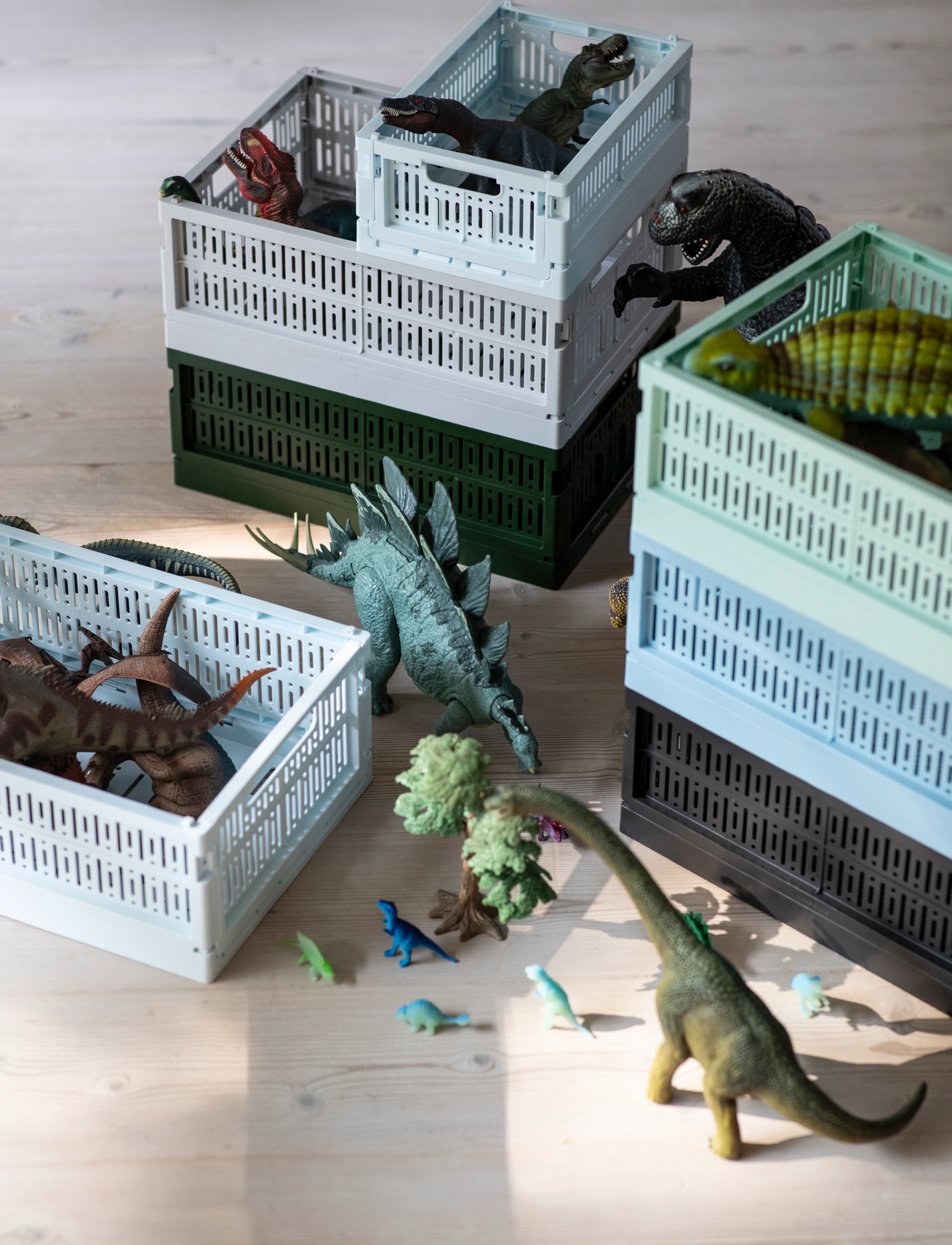 Made Crate Made Crate Midi, 34X24X13 cm, Blue, Opbevaring > Opbevaringskurve, Unisex