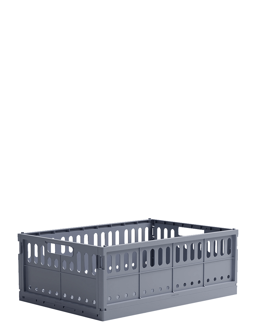 Made Crate - made crate maxi - aufbewahrungskörbe - blue grey - 0