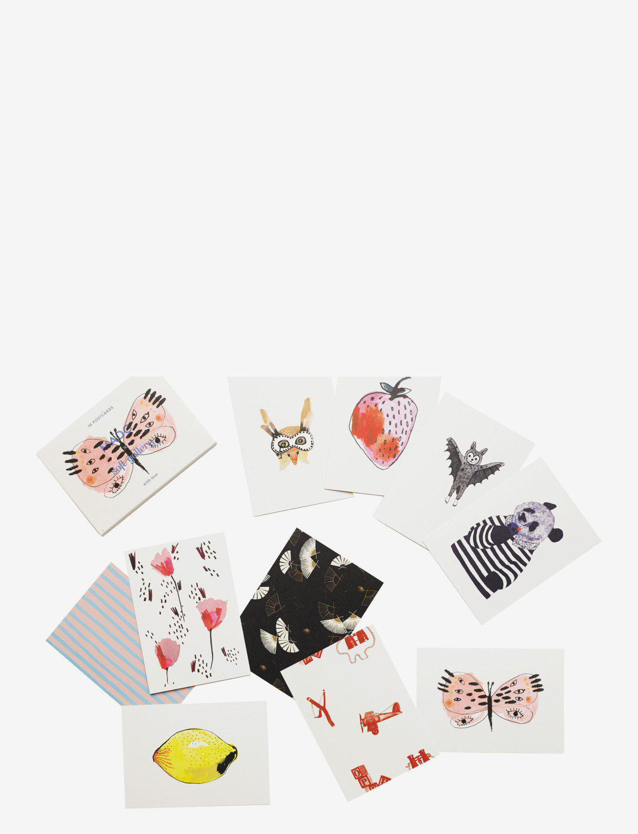 MADO - MADO x Soft Gallery Box - 10 x A6 postcards - multi - 0