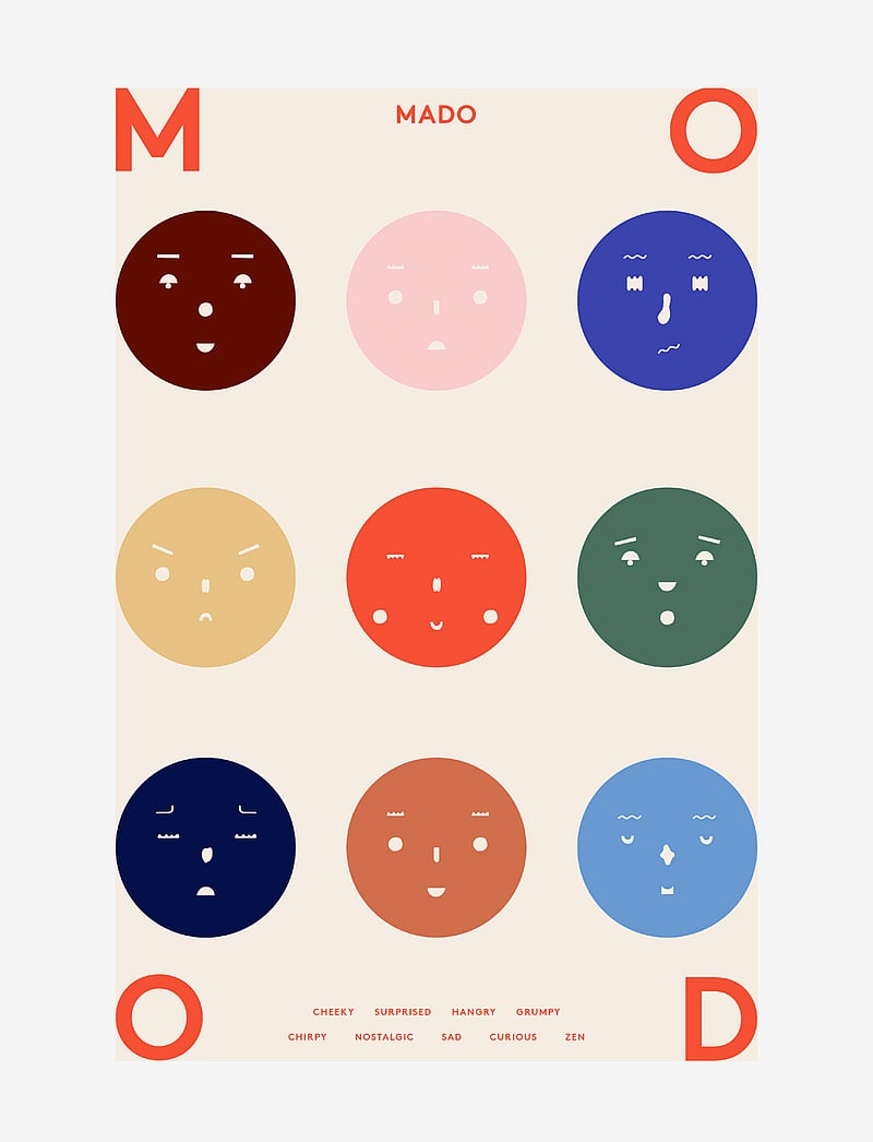 MADO - Nine Moods - 50x70 - multi - 0