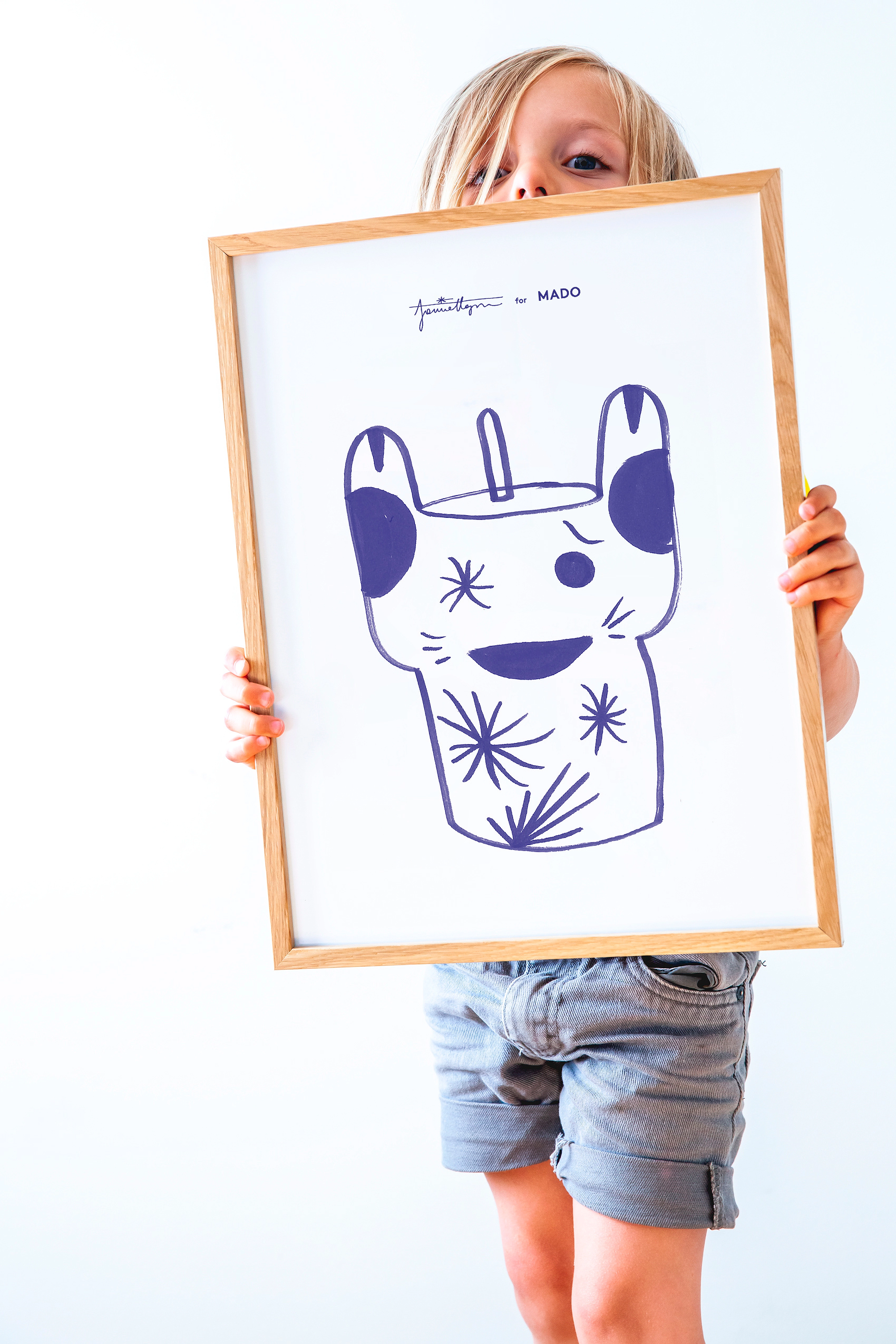 MADO Hola Pot - 30X40, 30X40 cm, Multi/patterned, Plakater Og Rammer > Plakater, Børn
