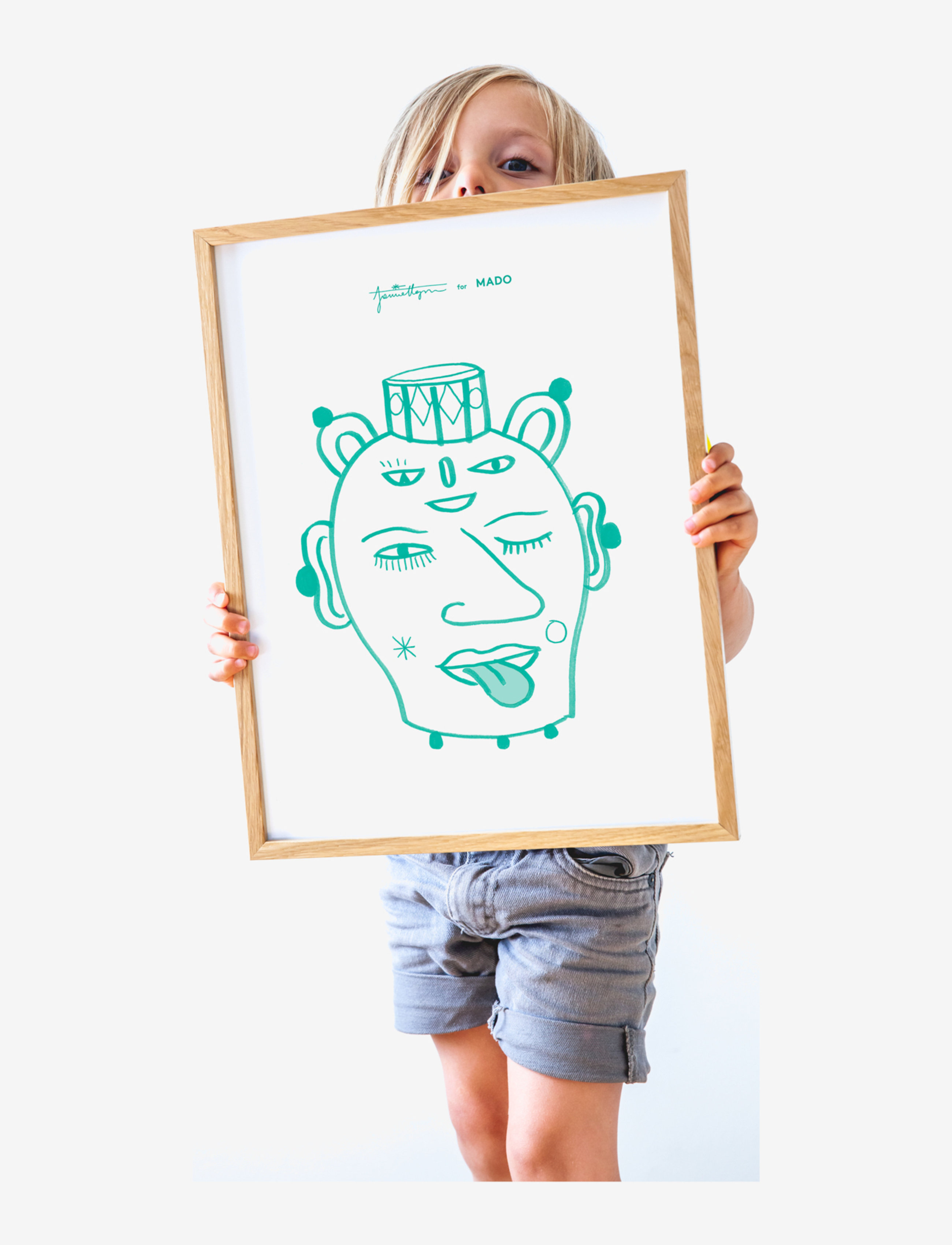 MADO Head Vase Lu - 30X40 Patterned - 30X40CM - Kinder