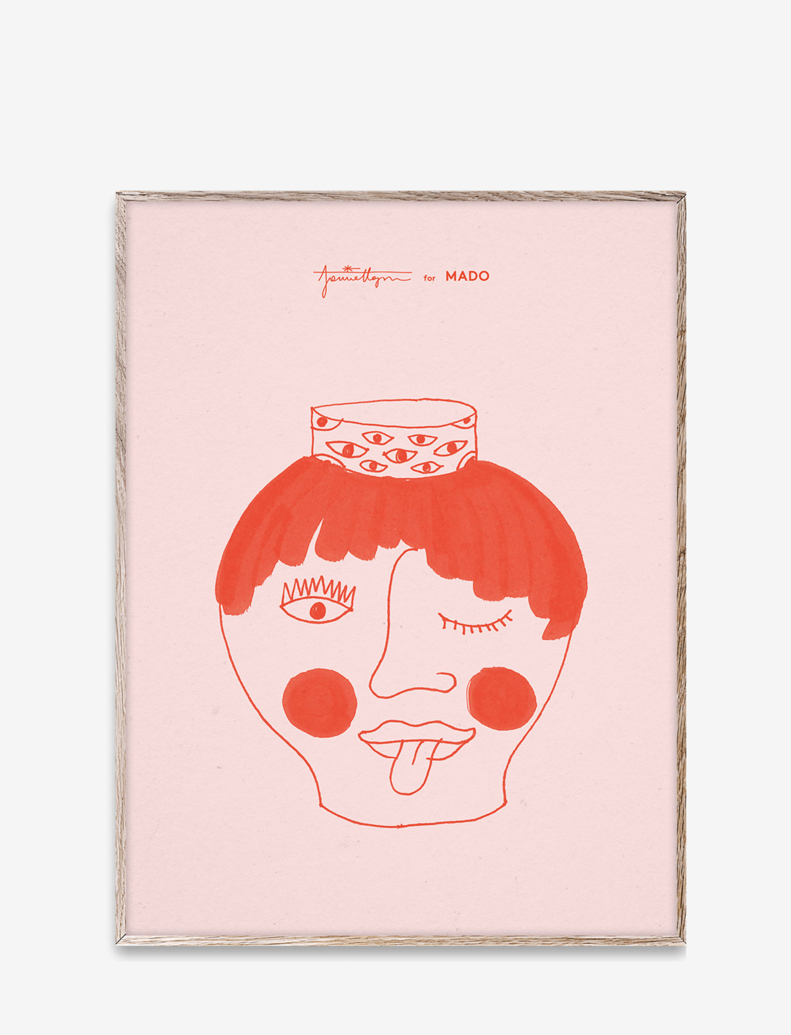 MADO Tongy Pongy - 30x40 - Posters - MULTI / pink/rose