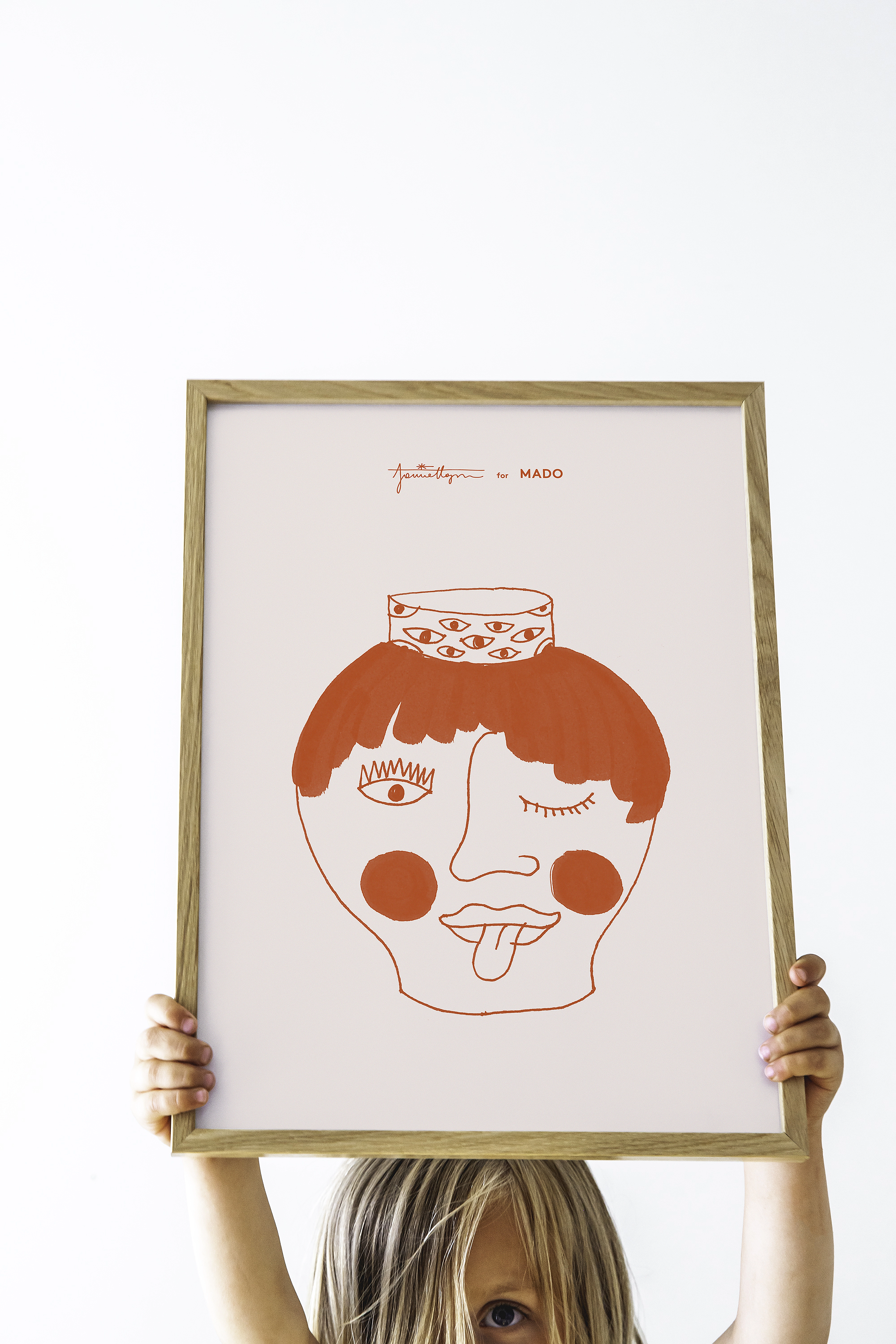 MADO Tongy Pongy - 30X40, 30X40 cm, Pink, Plakater Og Rammer > Plakater, Børn