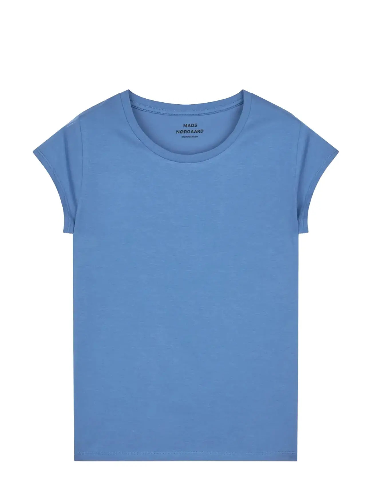 Mads Nørgaard Fine Jersey Teasy Tee Fav - Navy - XS 1