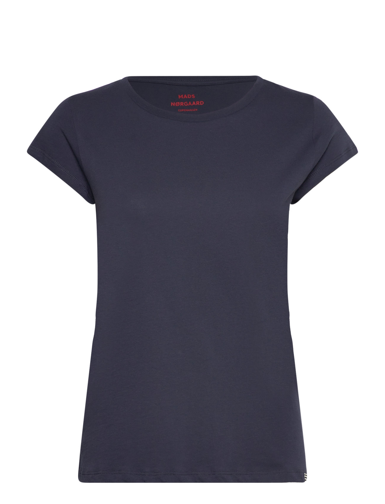 Mads Nørgaard Fine Jersey Teasy Tee Fav - Navy - XS 2