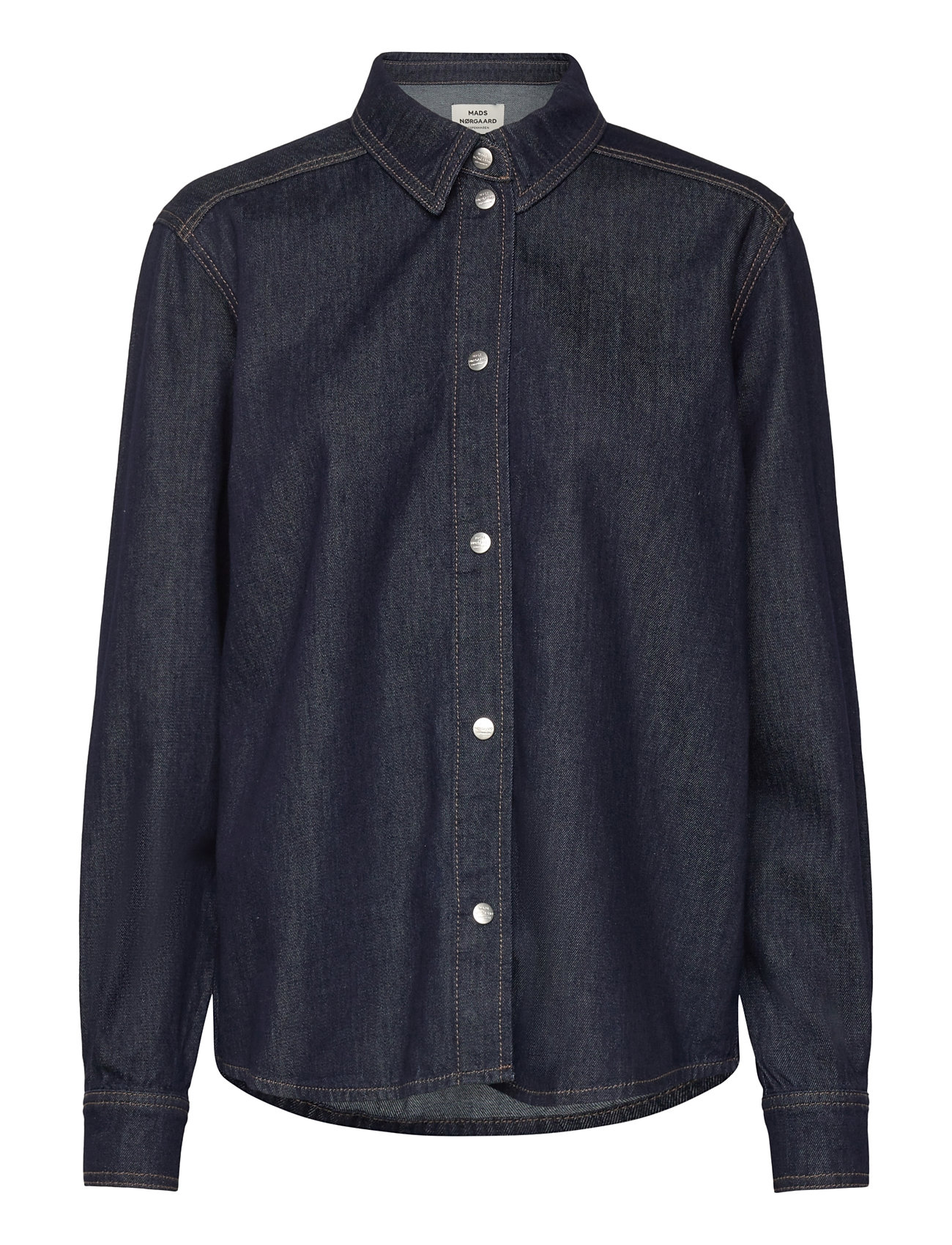 Mads Nørgaard Cosy Denim Crane Shirt - - 38 1