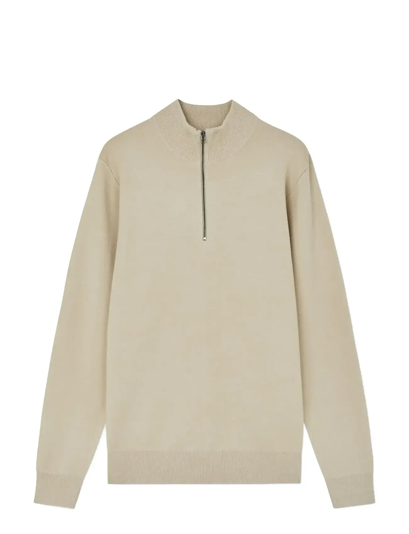 Mads Nørgaard Urban Chase Half Zip Knit - Grey - S 2