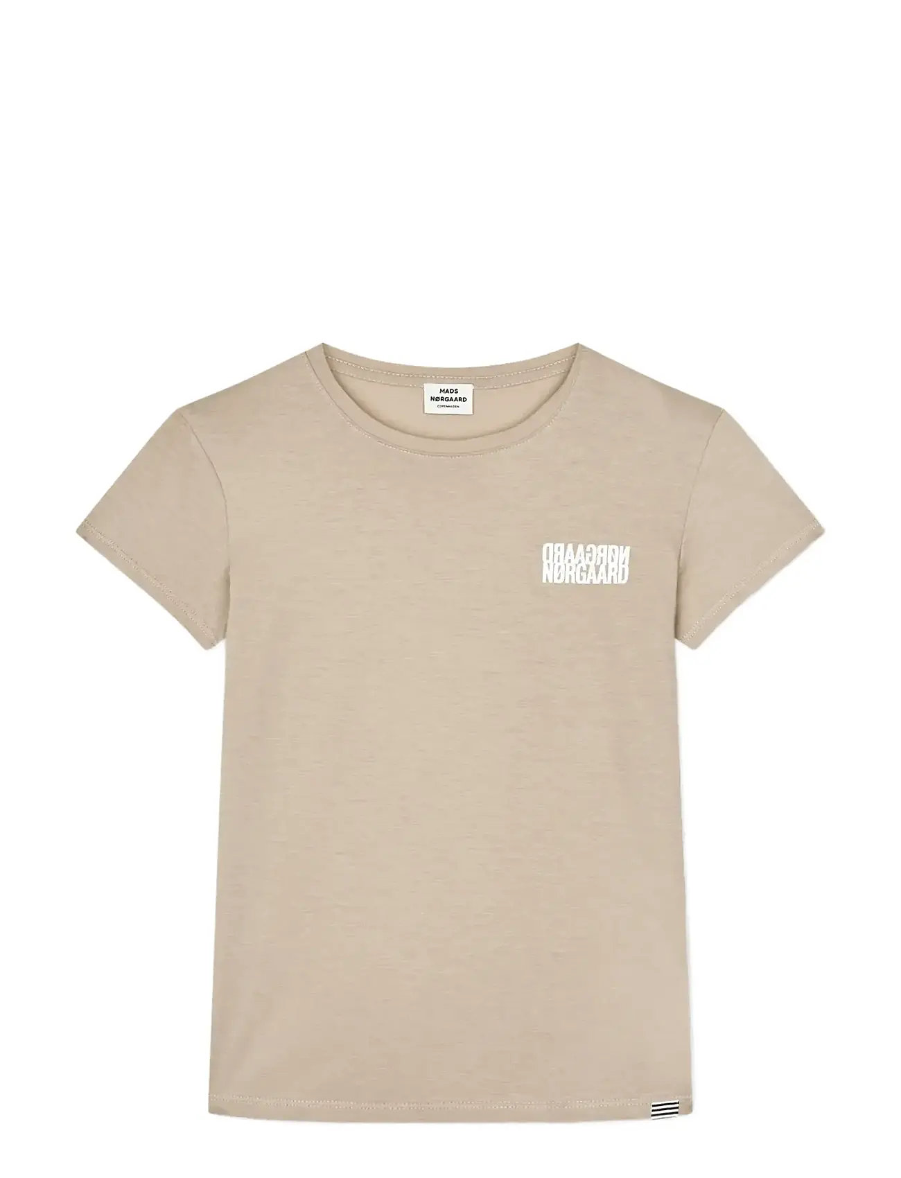 Mads Nørgaard Single Cotton Tuvina Mini Mirror Tee - - 104 1