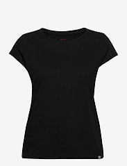 Mads Nørgaard - Organic Favorite Teasy Tee - t-shirts - black - 0