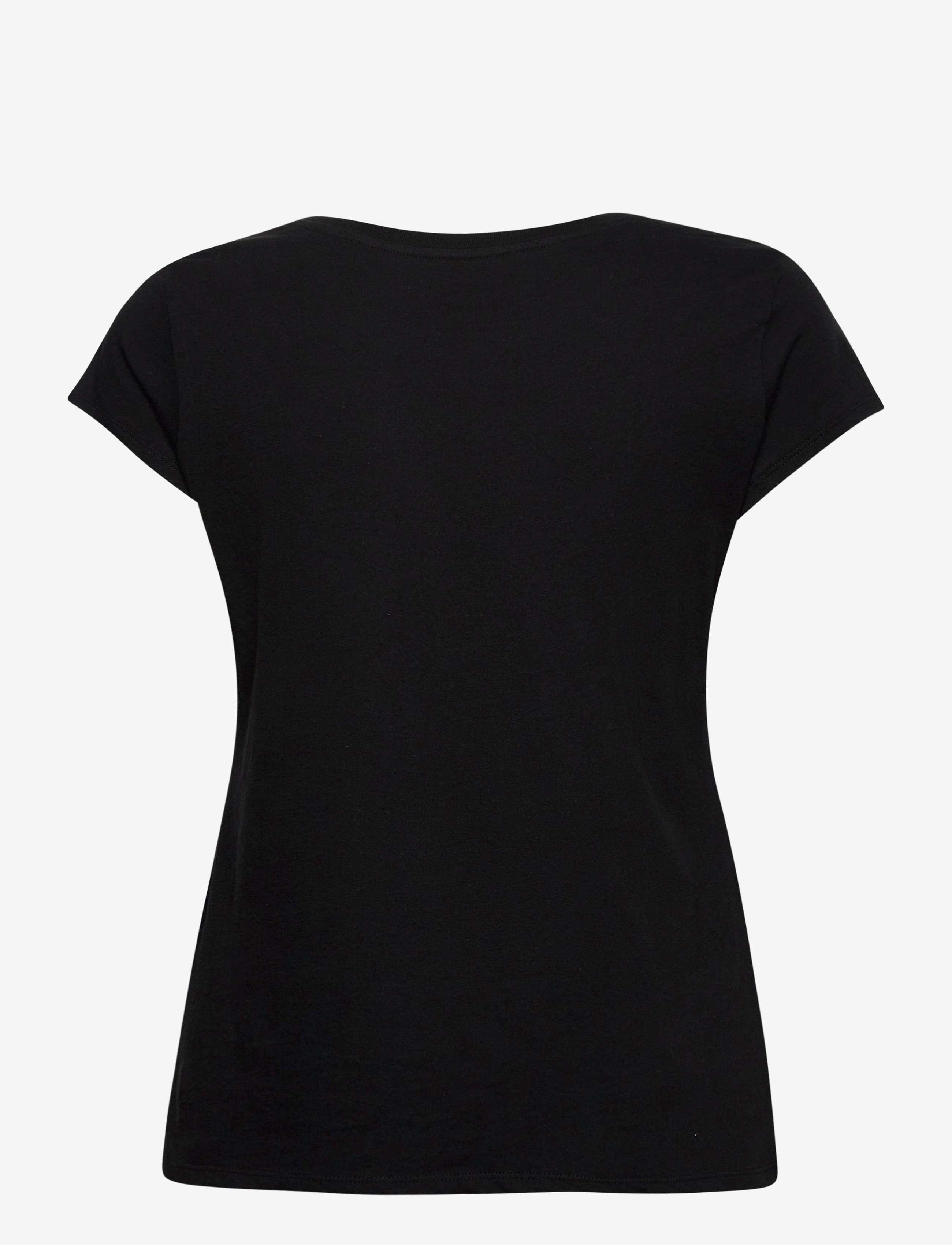 Mads Nørgaard - Organic Jersey Teasy Tee FAV - t-shirts - black - 1