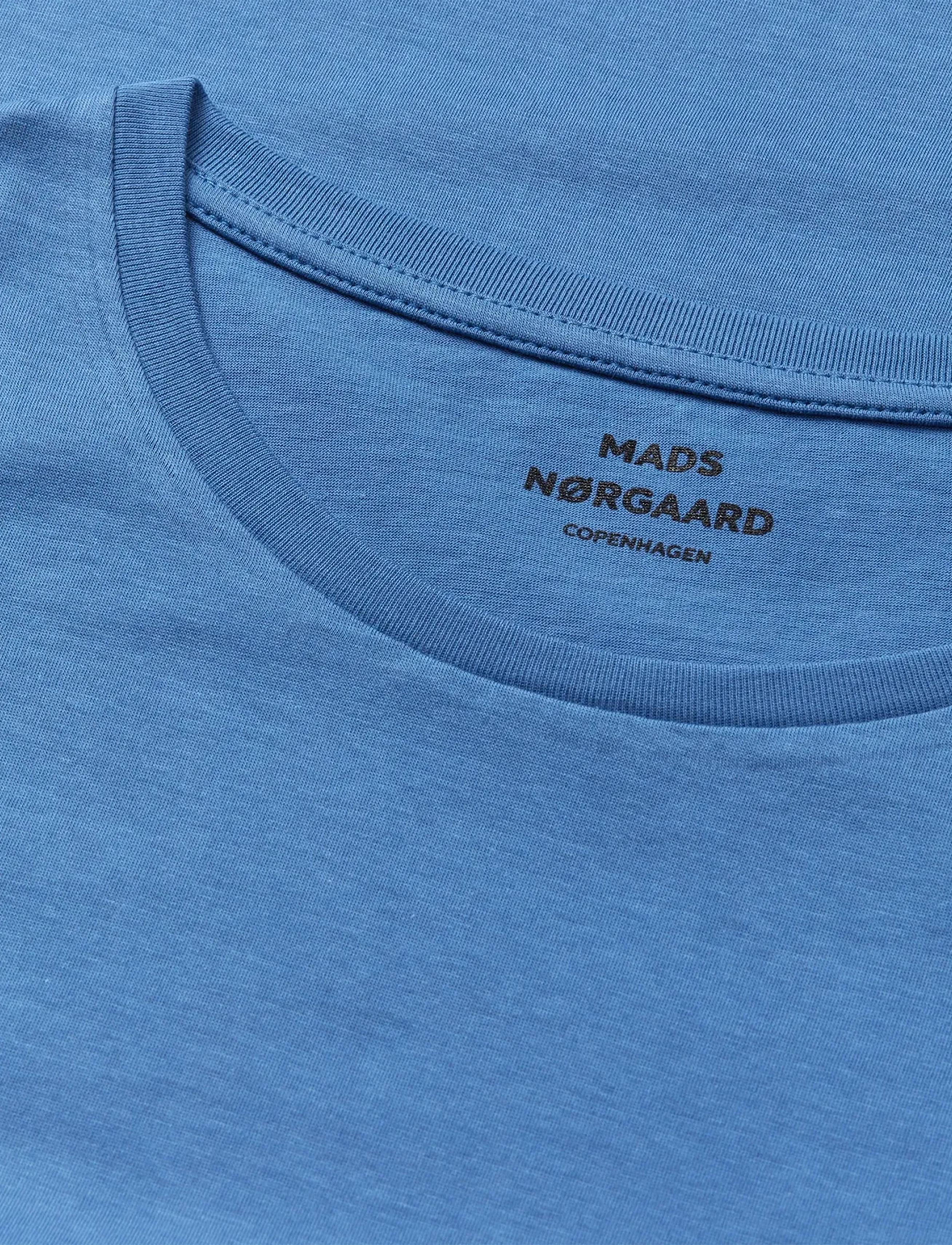 Mads Nørgaard - Organic Jersey Teasy Tee FAV - t-shirts - bright cobalt - 1