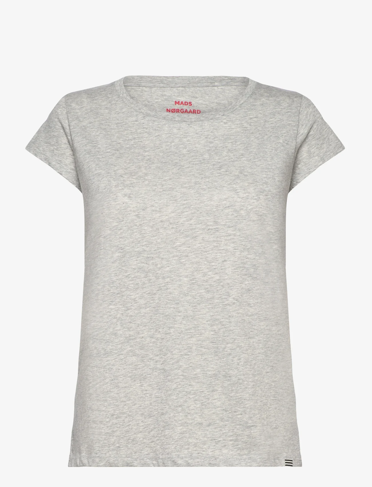 Mads Nørgaard - Organic Favorite Teasy Tee - die niedrigsten preise - light grey melange - 0