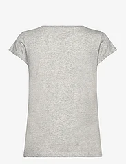 Mads Nørgaard - Organic Favorite Teasy - t-shirts - light grey melange - 1