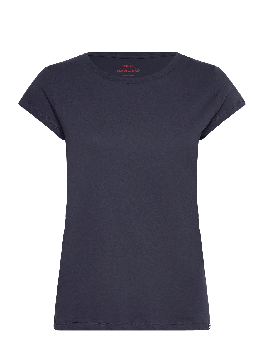 Mads Nørgaard - Fine Jersey Teasy Tee FAV - t-shirts - parisian night - 1